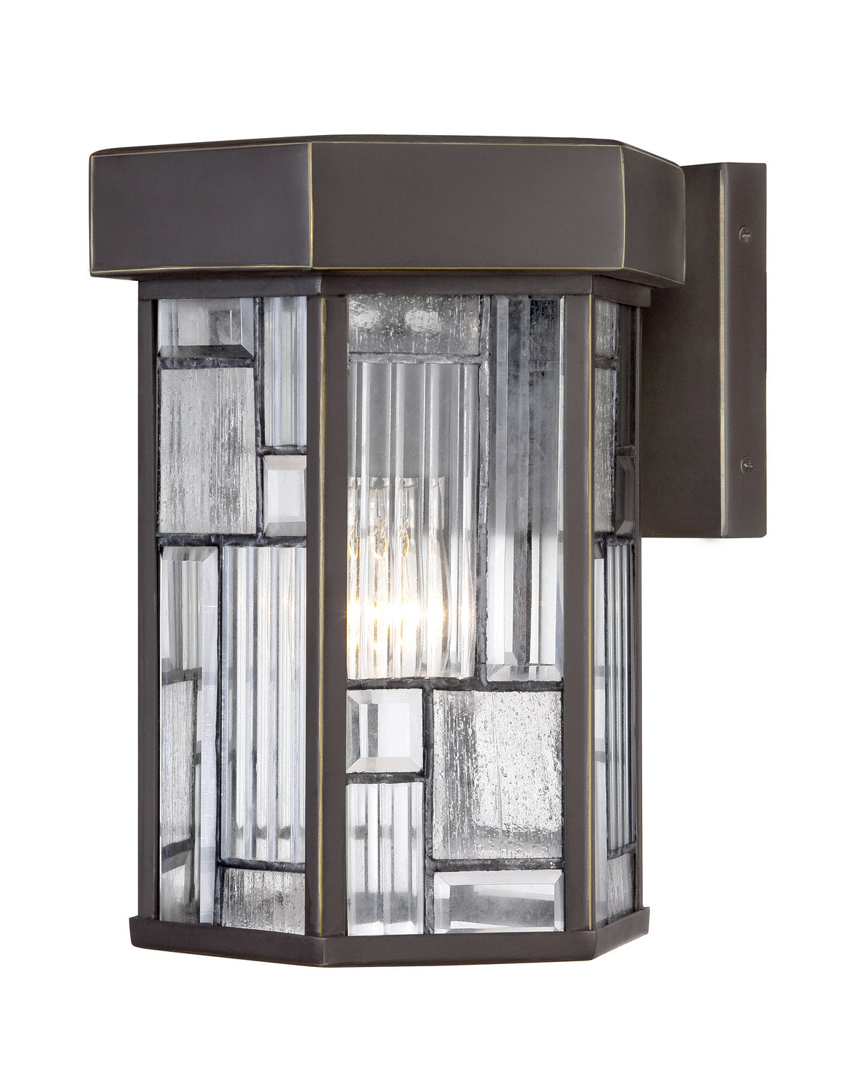 Kingsley One Light Wall Sconce in Aged Patina Bronze
