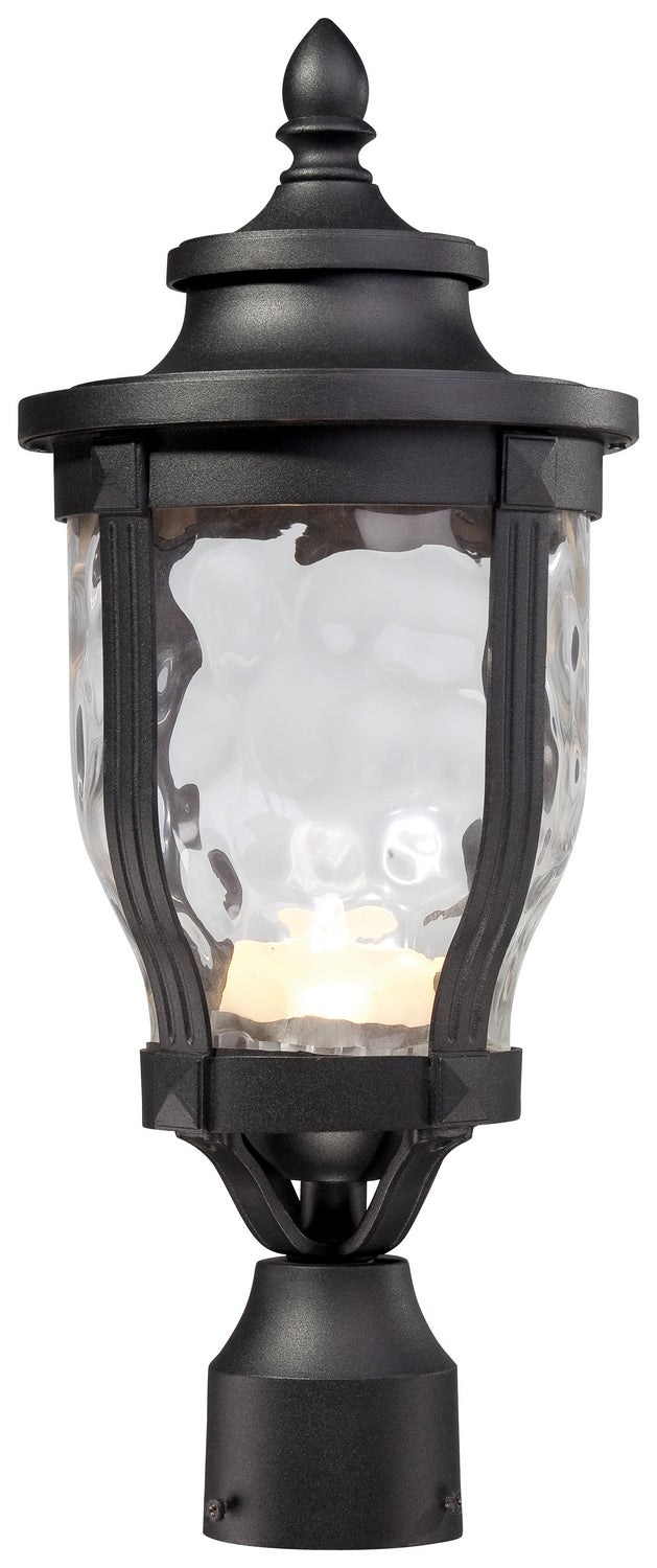 Merrimack LED Outdoor Post Mount in Black