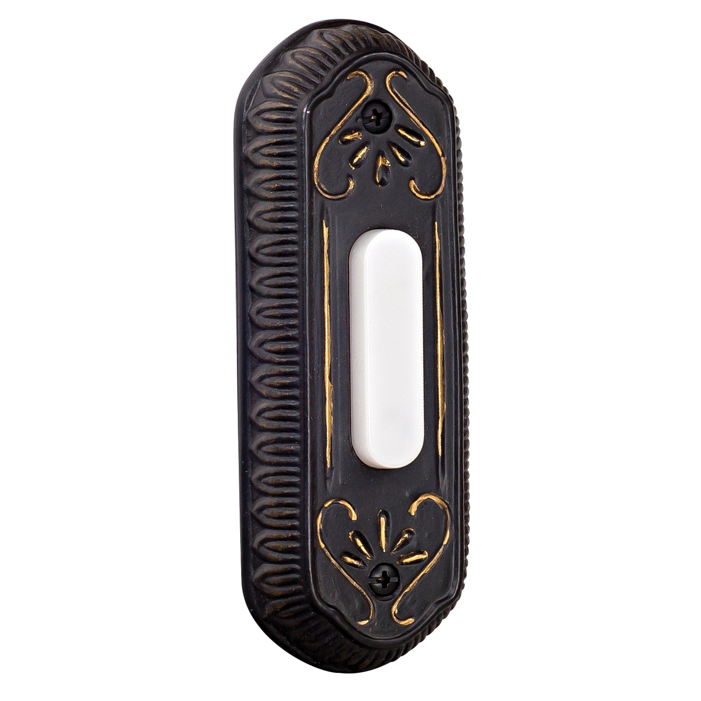 Push Button-Surface Mount Surface Mount Designer Lighted Push Button in Antique Bronze