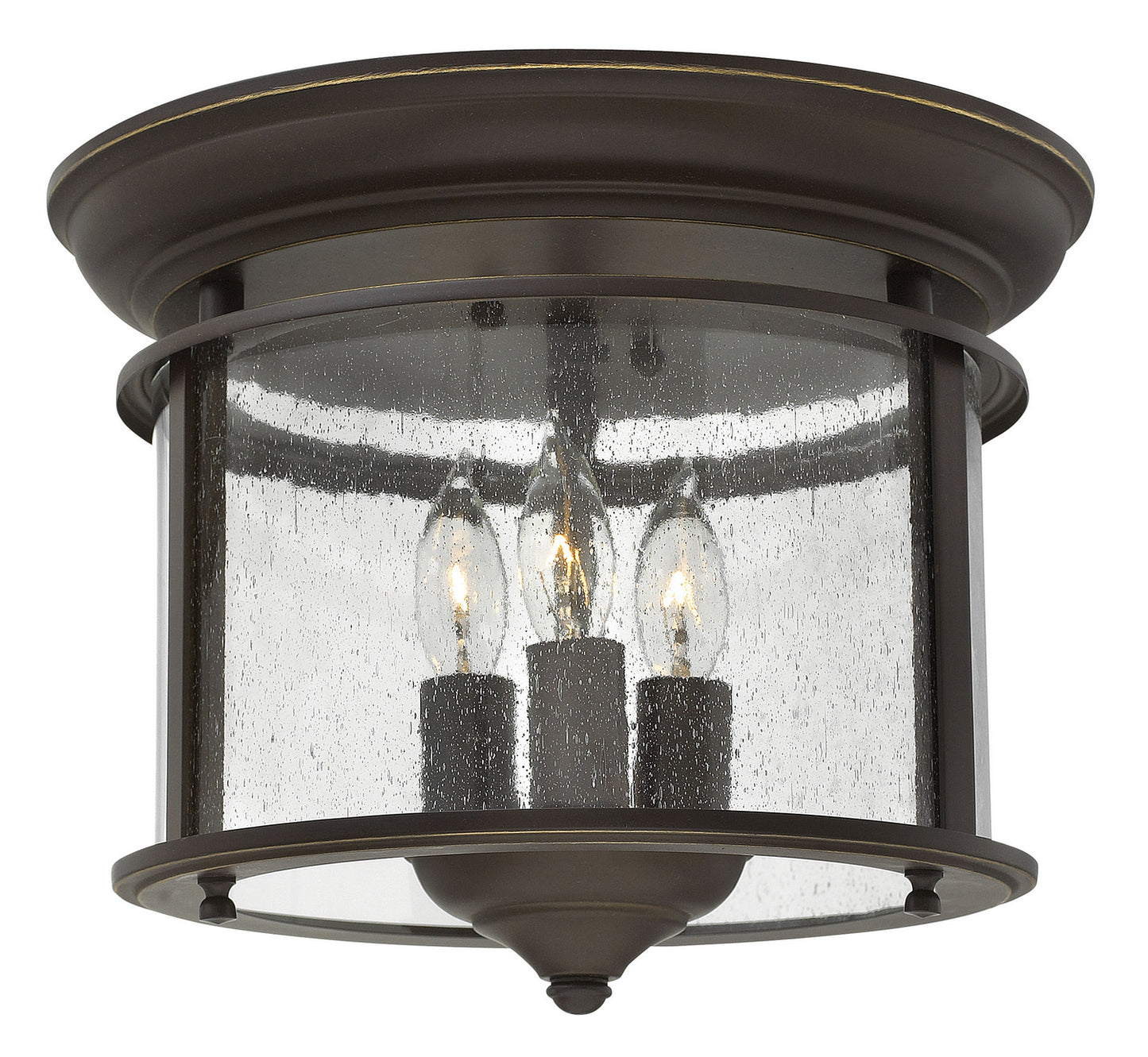 Gentry LED Flush Mount in Olde Bronze