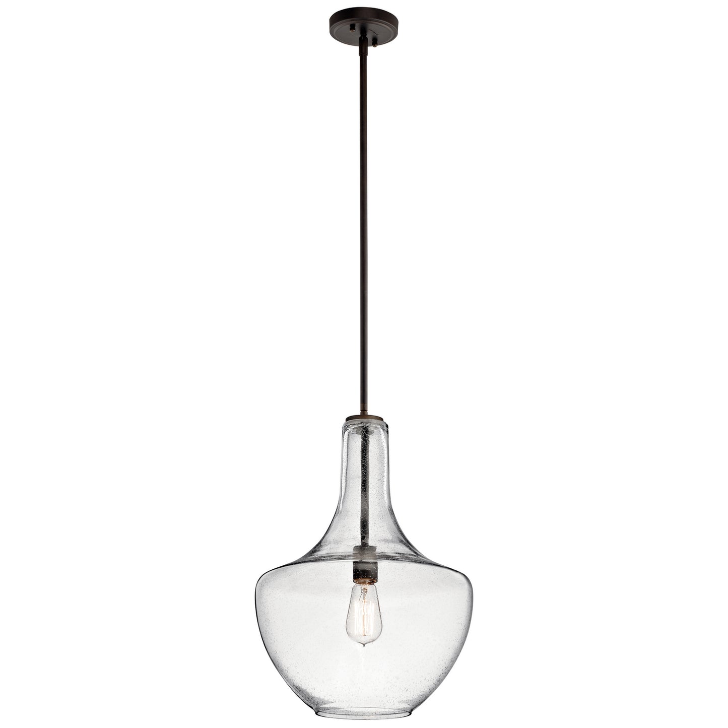 Everly One Light Pendant in Olde Bronze