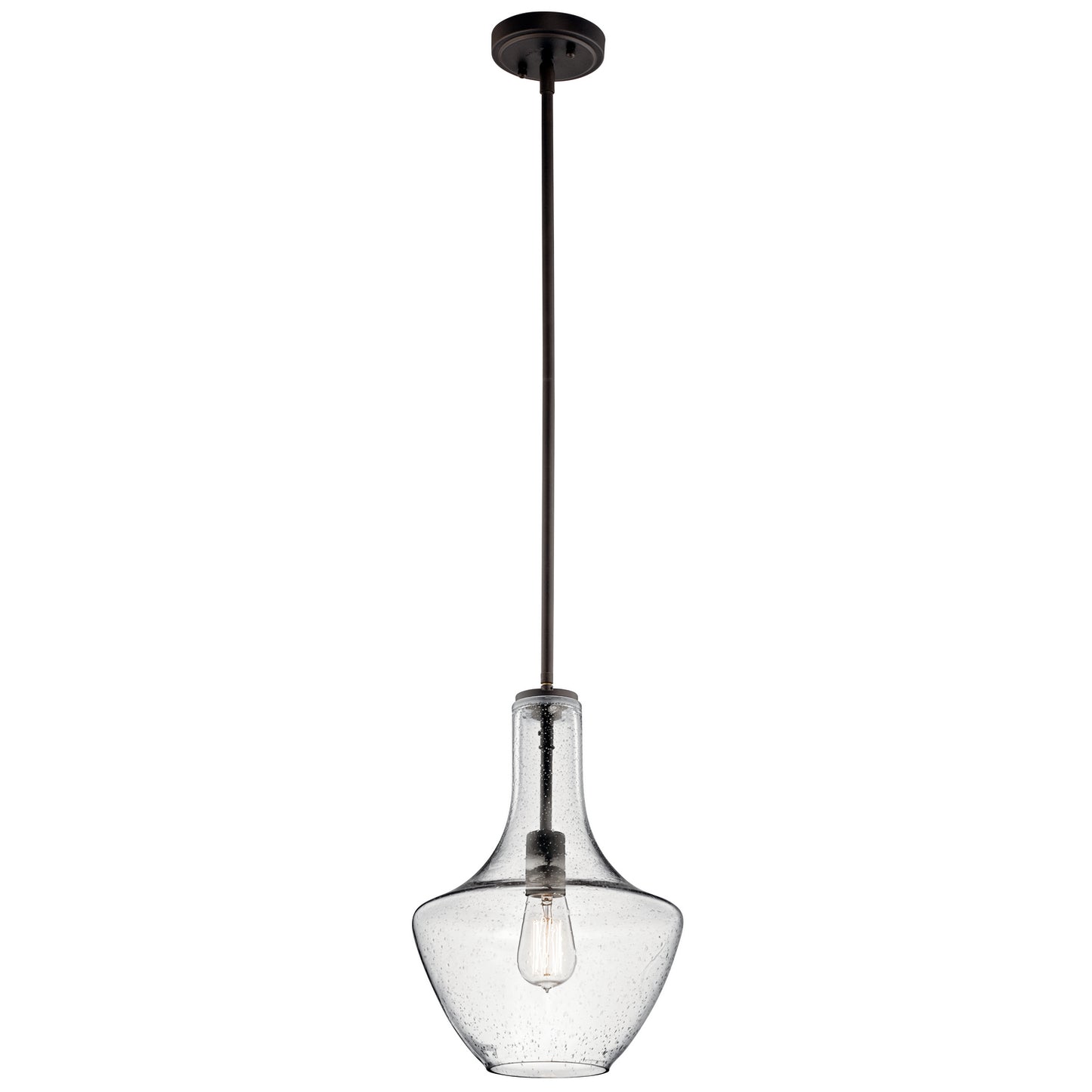 Everly One Light Pendant in Olde Bronze