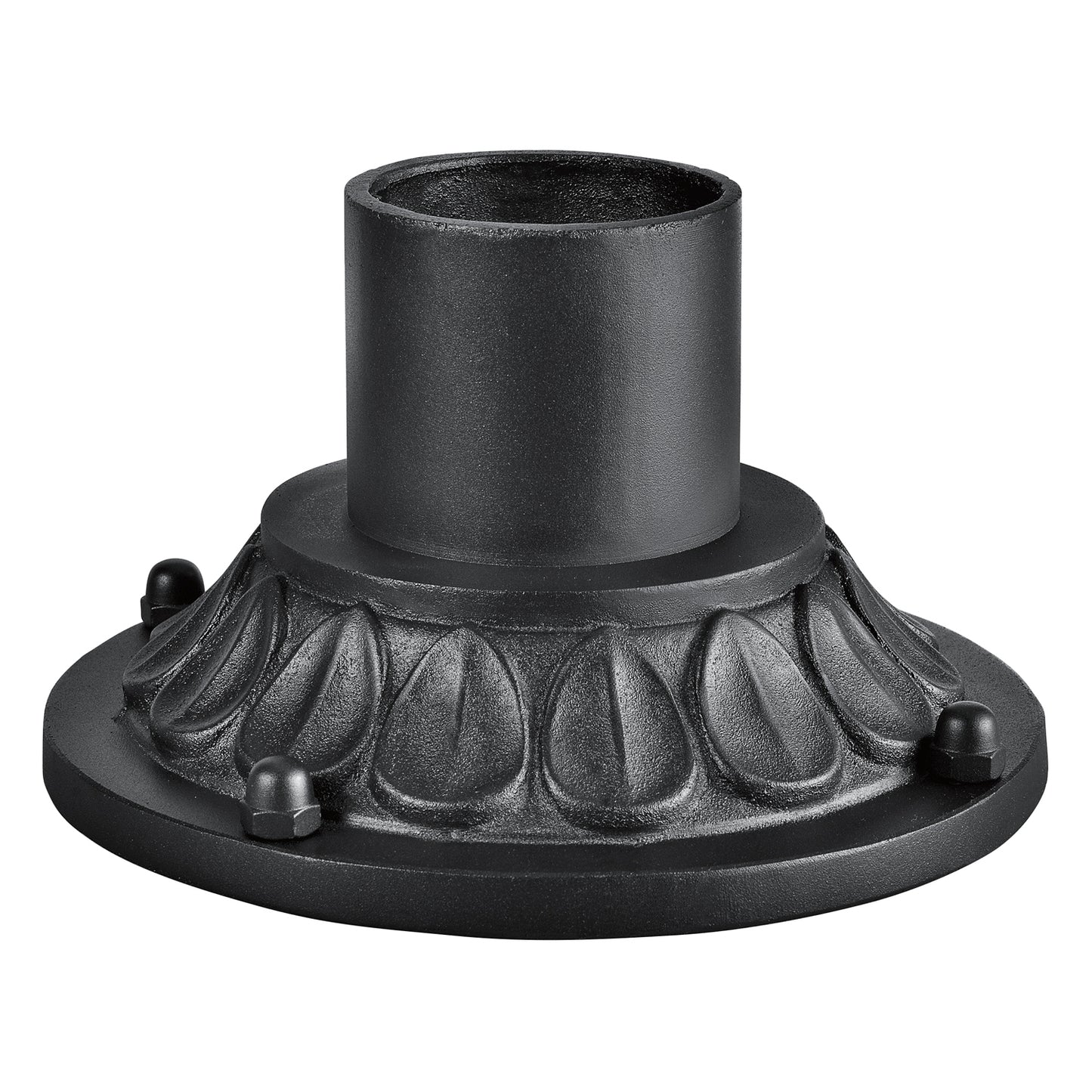 Accessory Pier Mount 4 inch in Textured Black