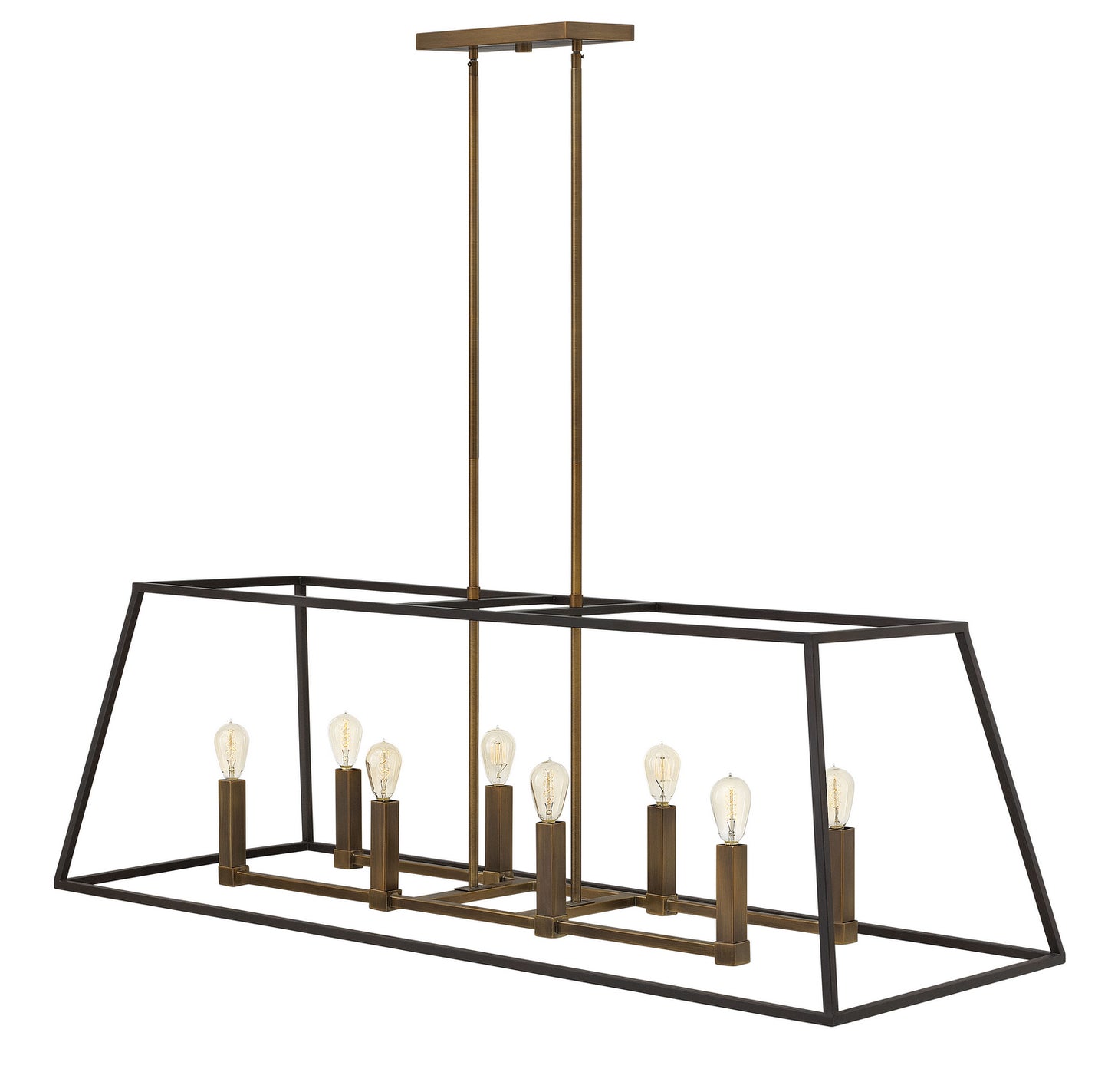 Fulton LED Pendant in Bronze