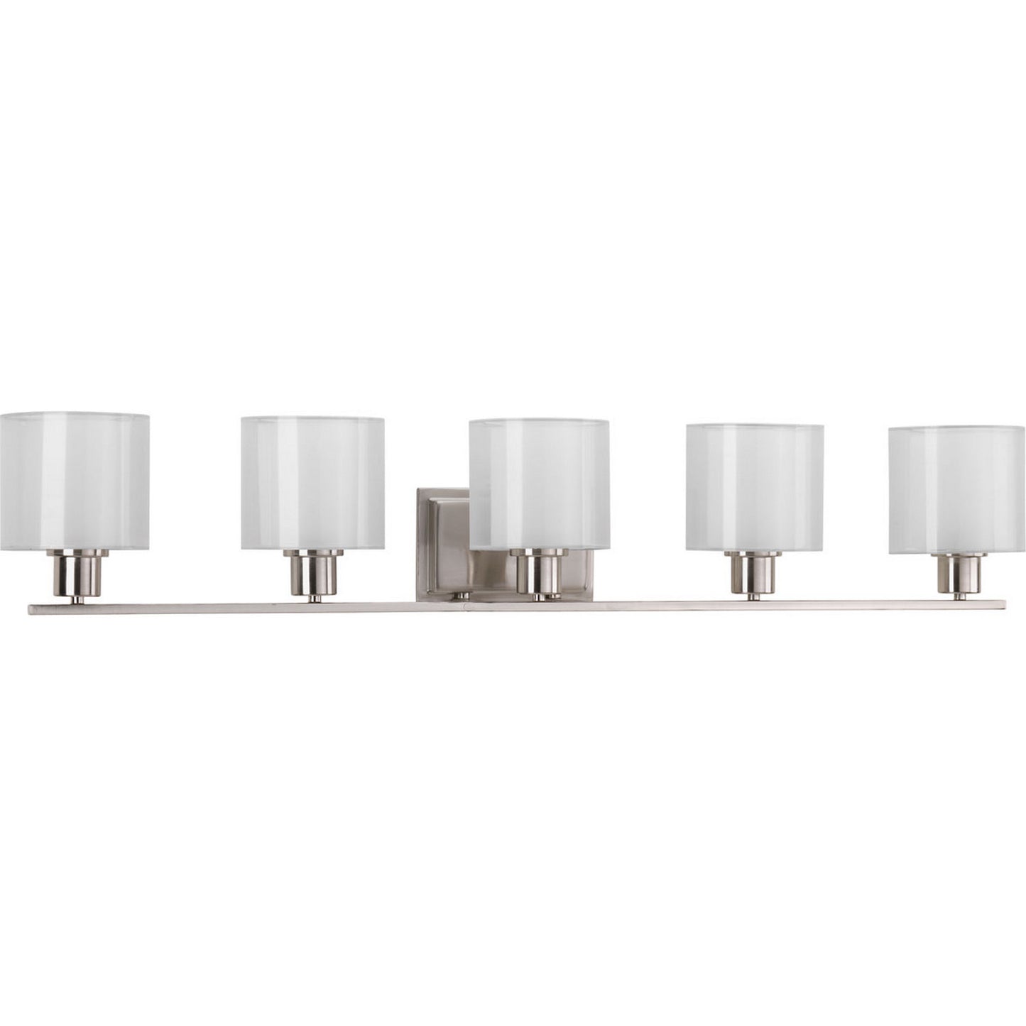 Invite Five Light Bath in Brushed Nickel