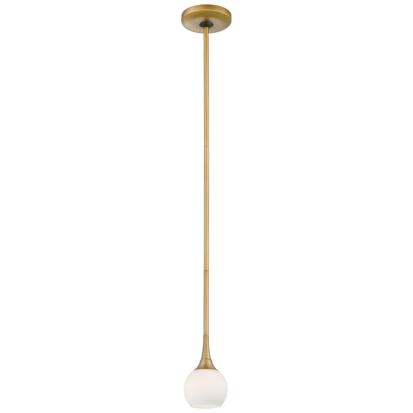 Pontil One Light Mini Pendant in Honey Gold