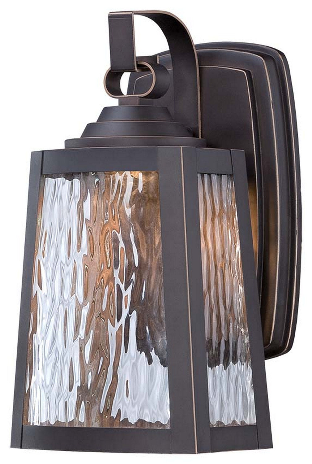 Talera LED Outdoor Wall Mount in Oil Rubbed Bronze w/Gold Highlights