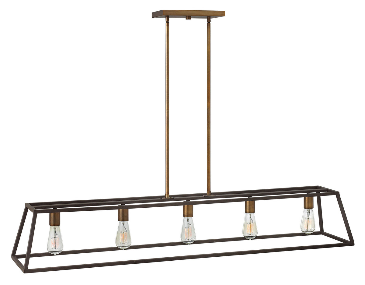 Fulton LED Chandelier in Bronze