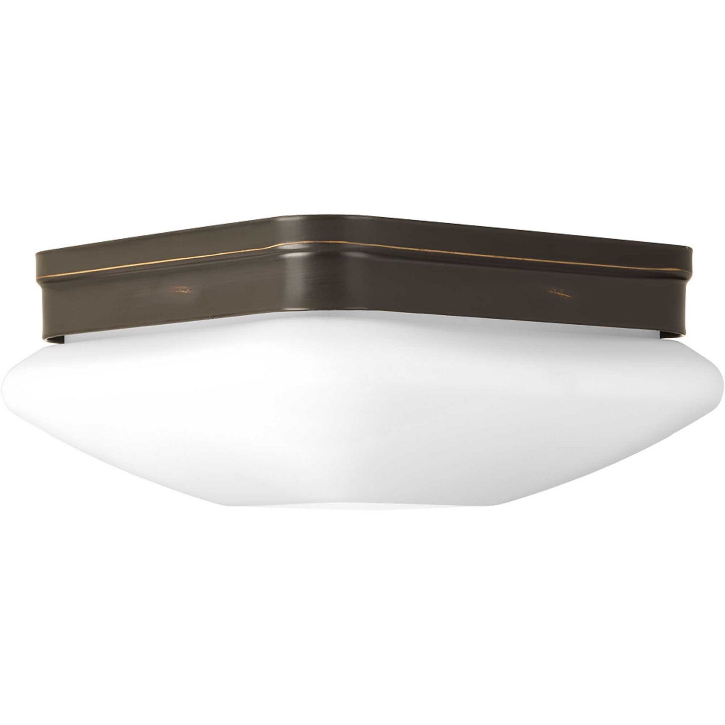 Appeal - Opal Two Light Flush Mount in Antique Bronze