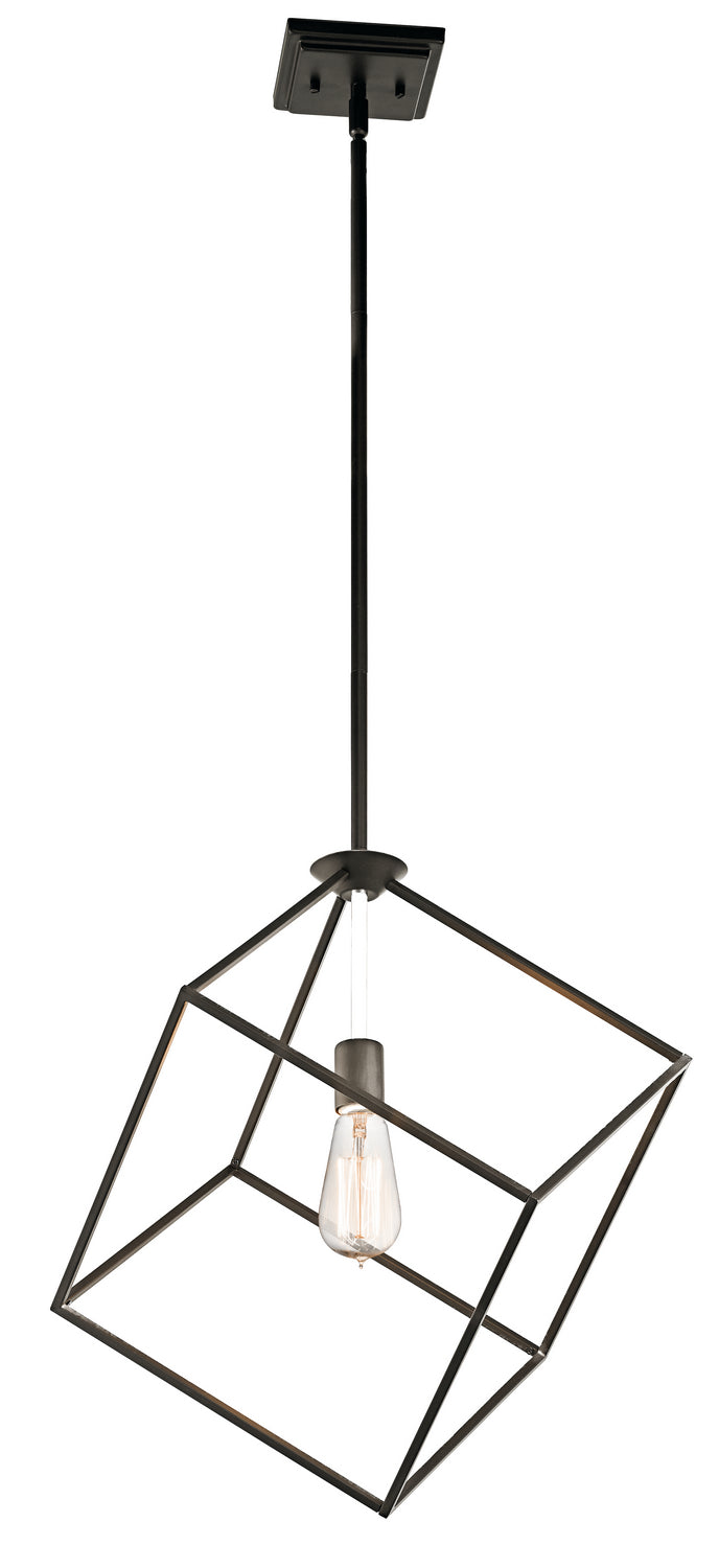 Cartone One Light Pendant in Olde Bronze