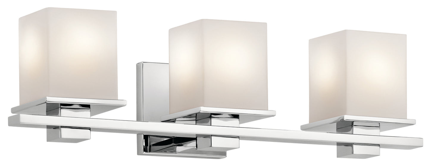 Tully Three Light Bath in Chrome