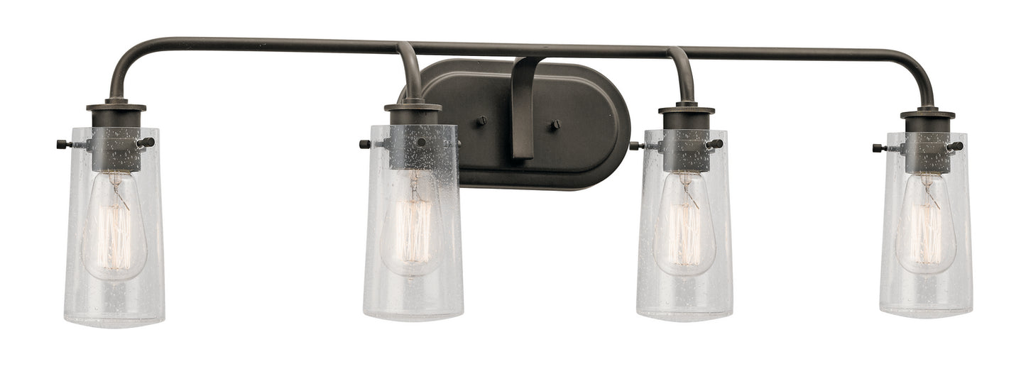 Braelyn Four Light Bath in Olde Bronze