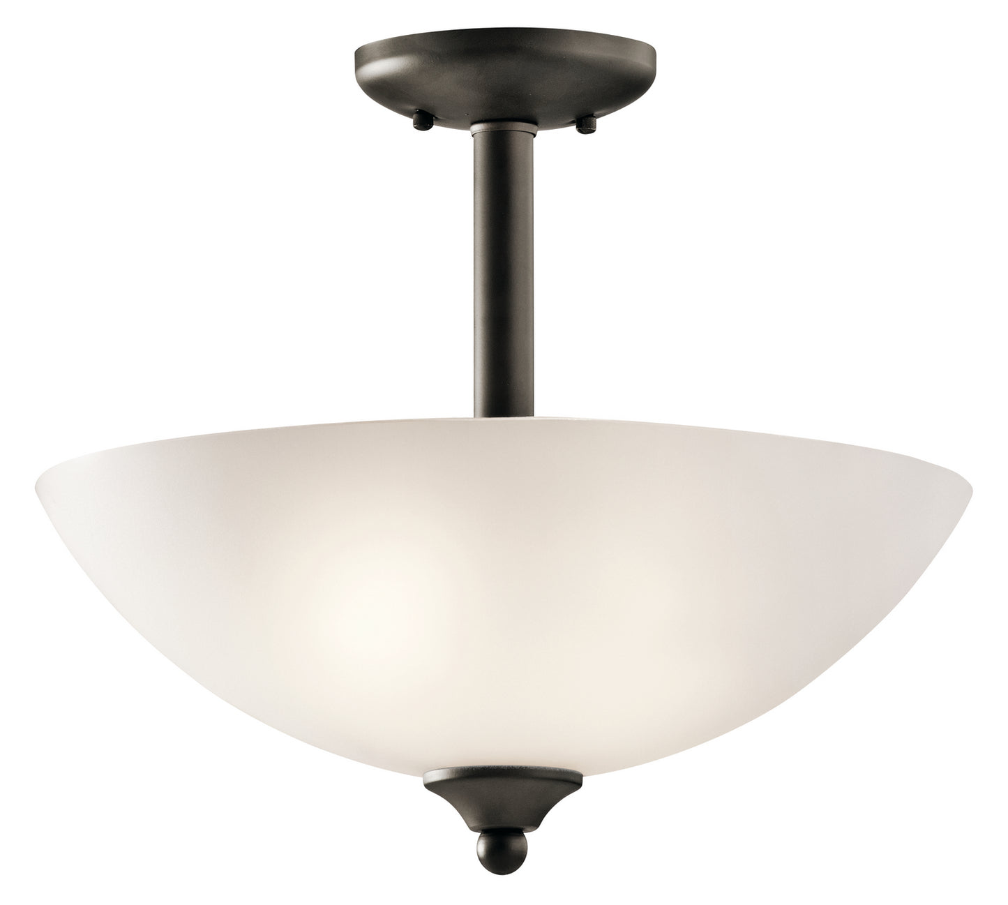 Jolie Two Light Pendant/Semi Flush in Olde Bronze