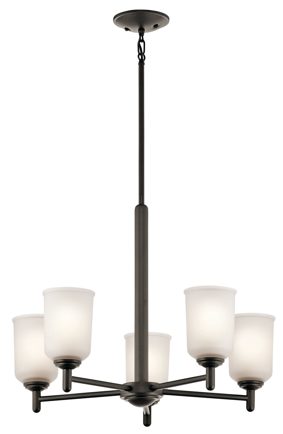 Shailene Five Light Chandelier in Olde Bronze