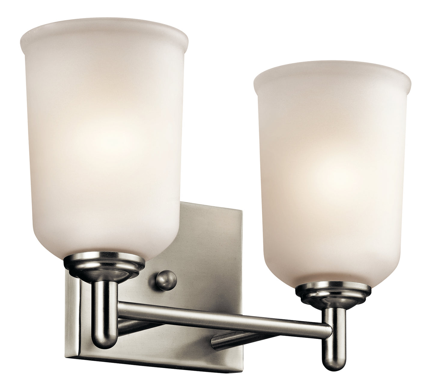 Shailene Two Light Bath in Brushed Nickel