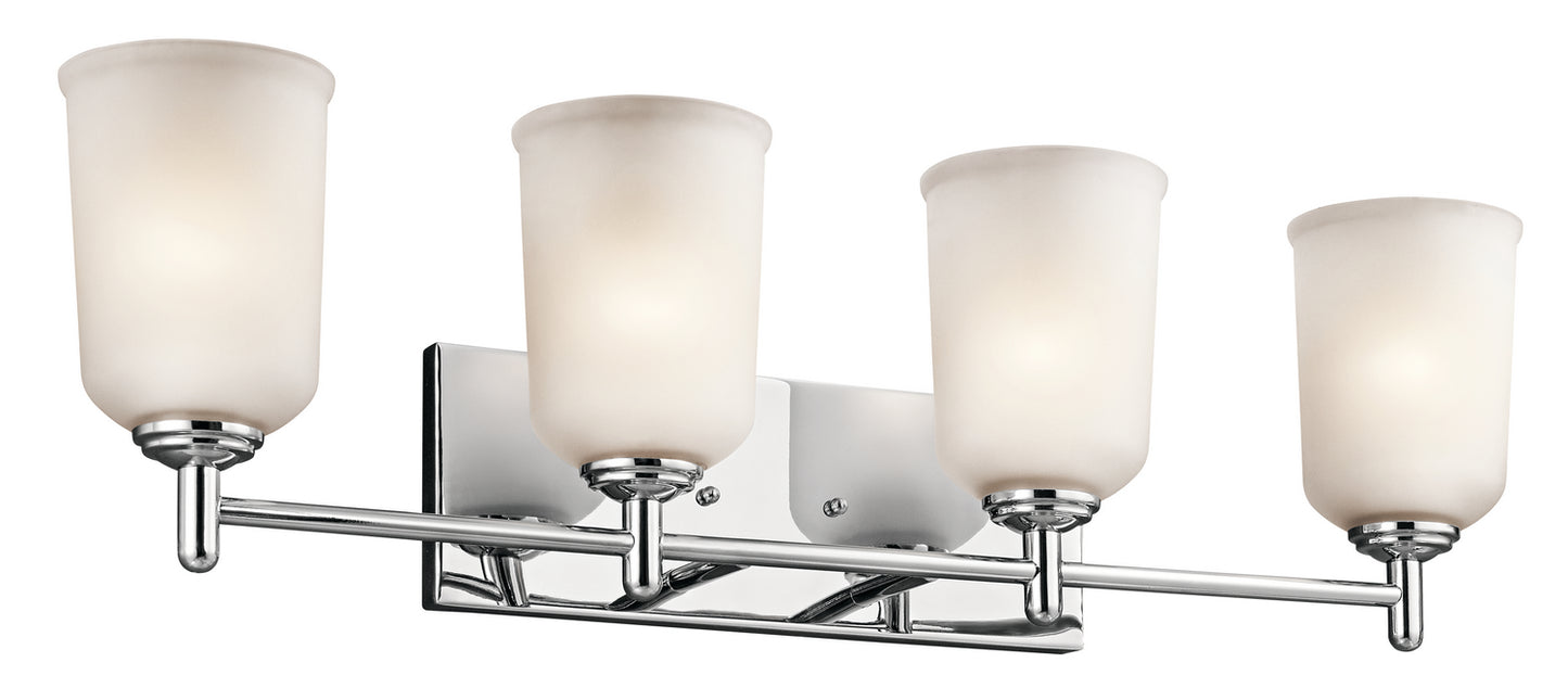 Shailene Four Light Bath in Chrome