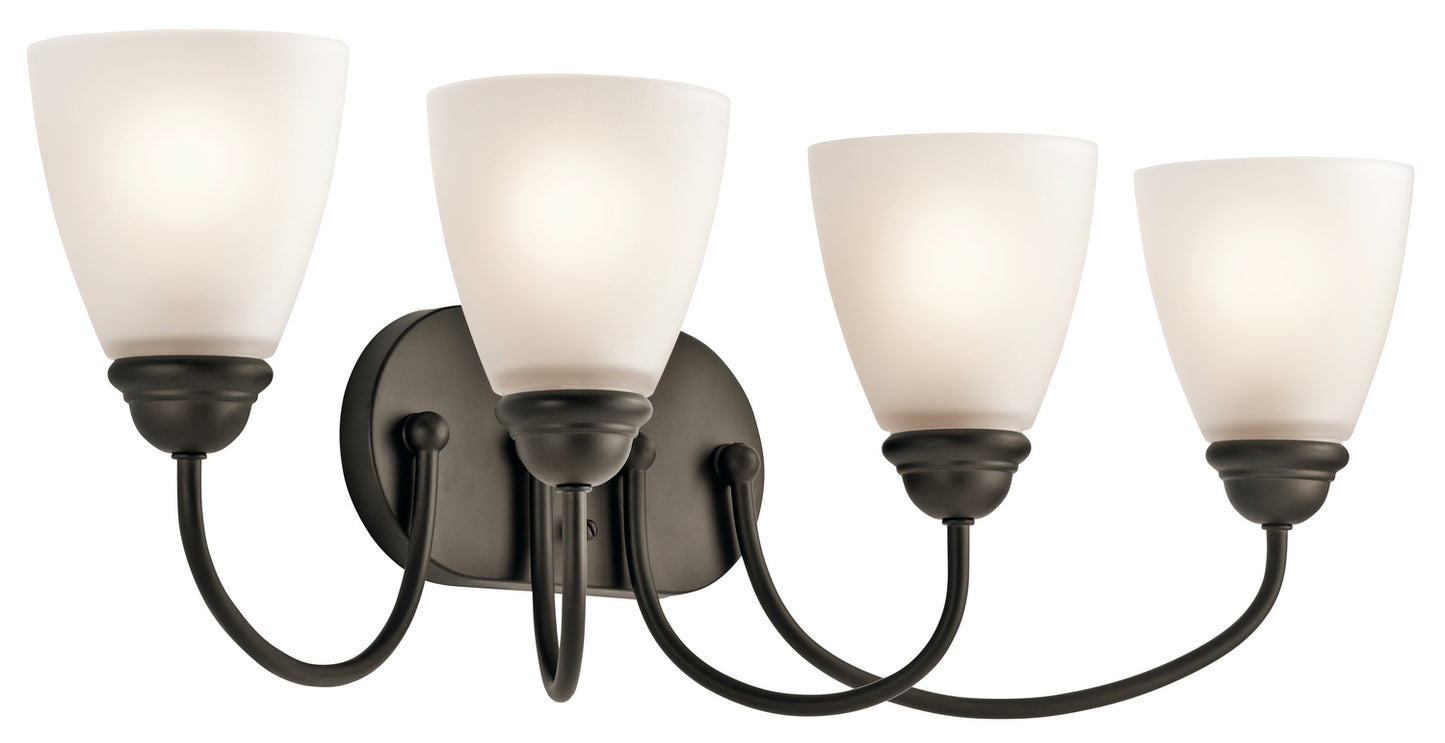 Jolie Four Light Bath in Olde Bronze