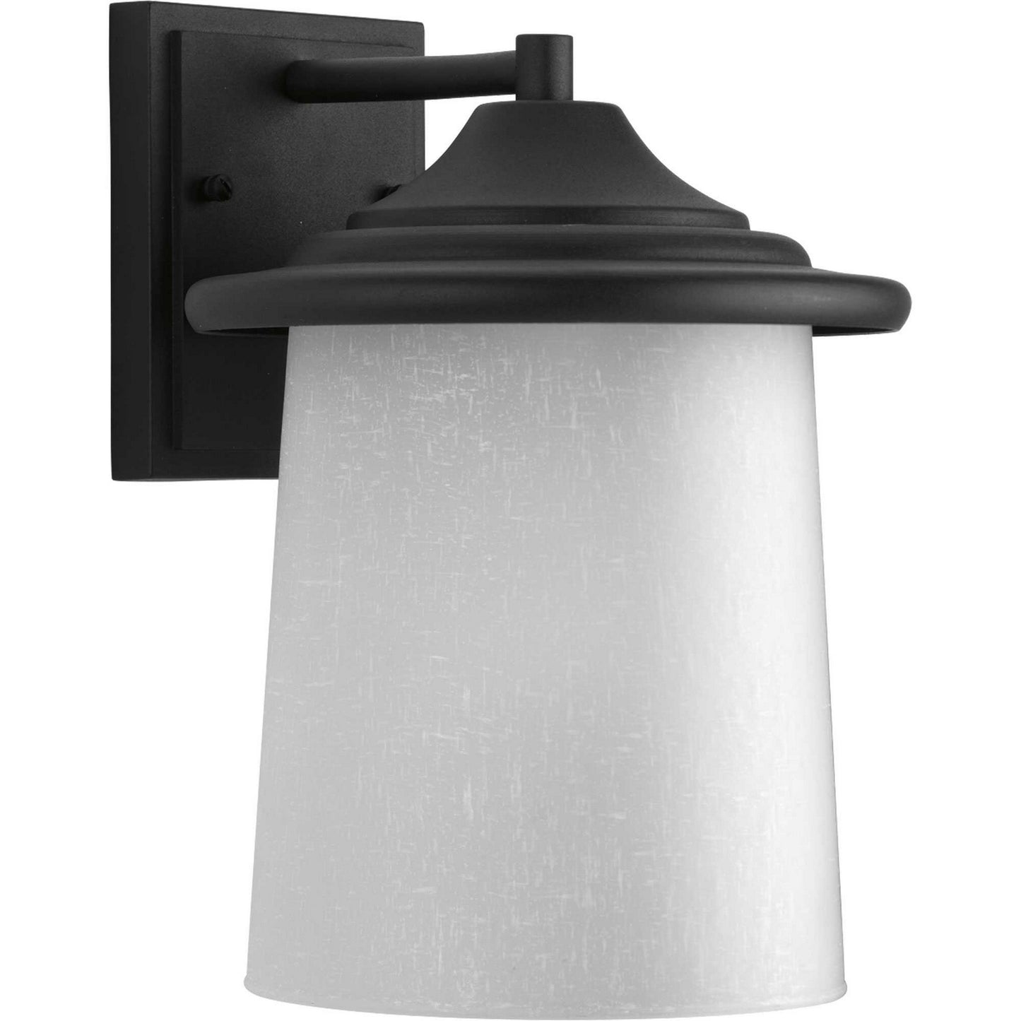 Essential One Light Wall Lantern in Black