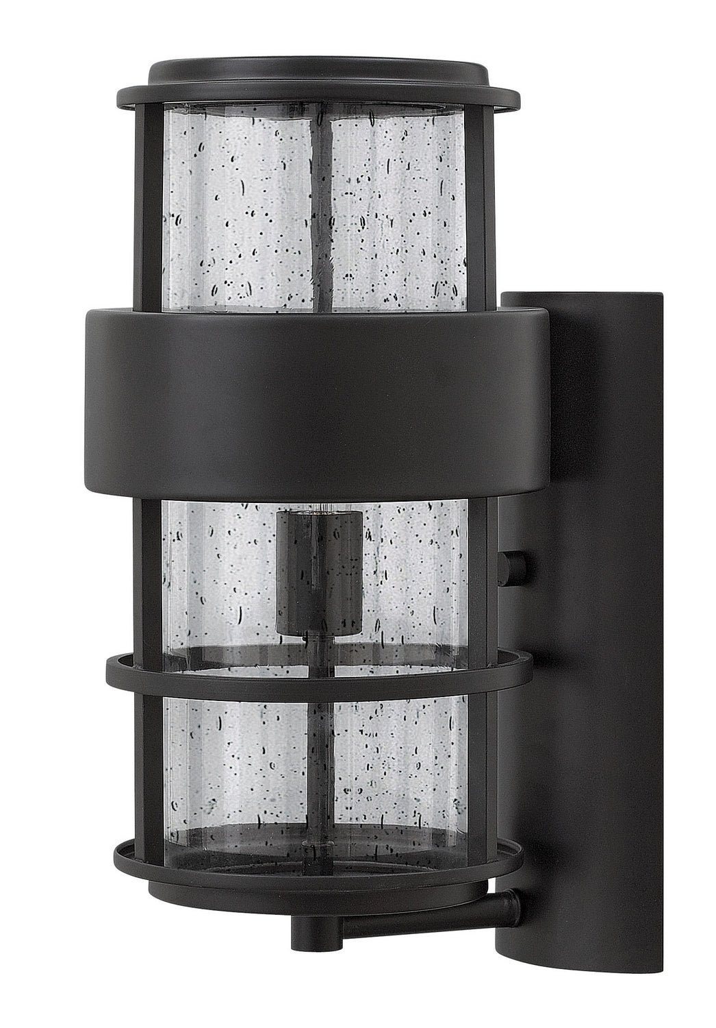 Saturn LED Wall Mount in Satin Black