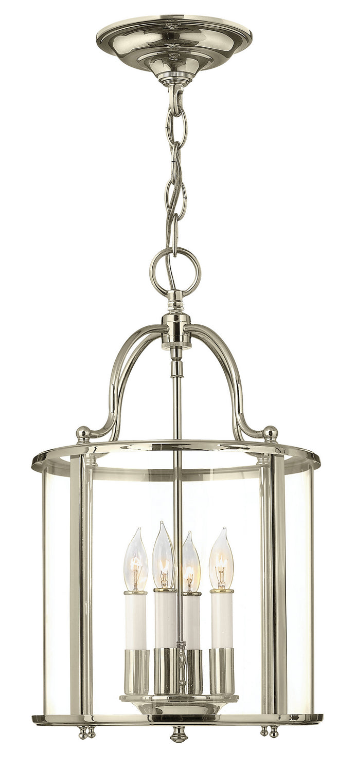 Gentry LED Chandelier in Polished Nickel
