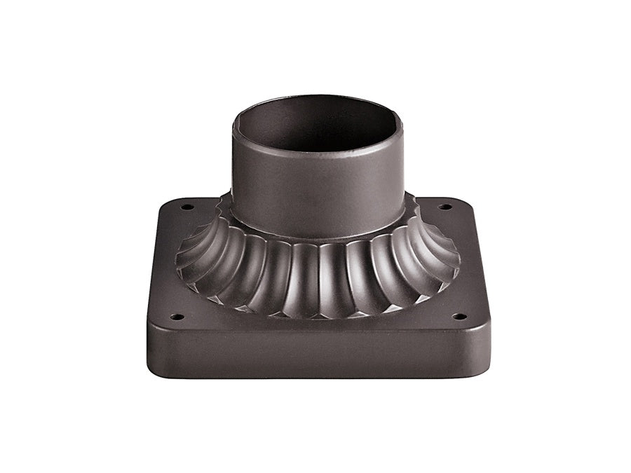Accessory Pedestal Mount in Architectural Bronze