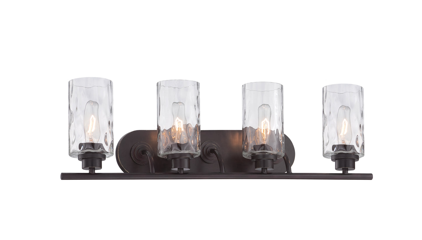 Gramercy Park Four Light Bath Bar in Old English Bronze