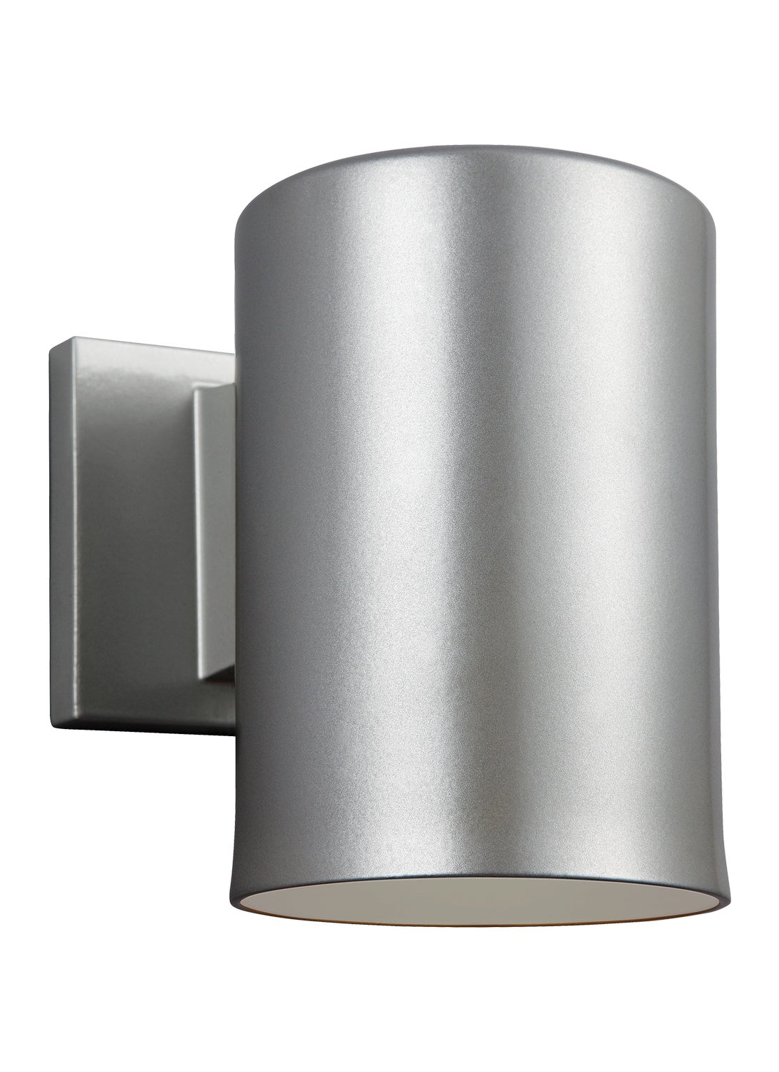 Outdoor Cylinders One Light Outdoor Wall Lantern in Painted Brushed Nickel