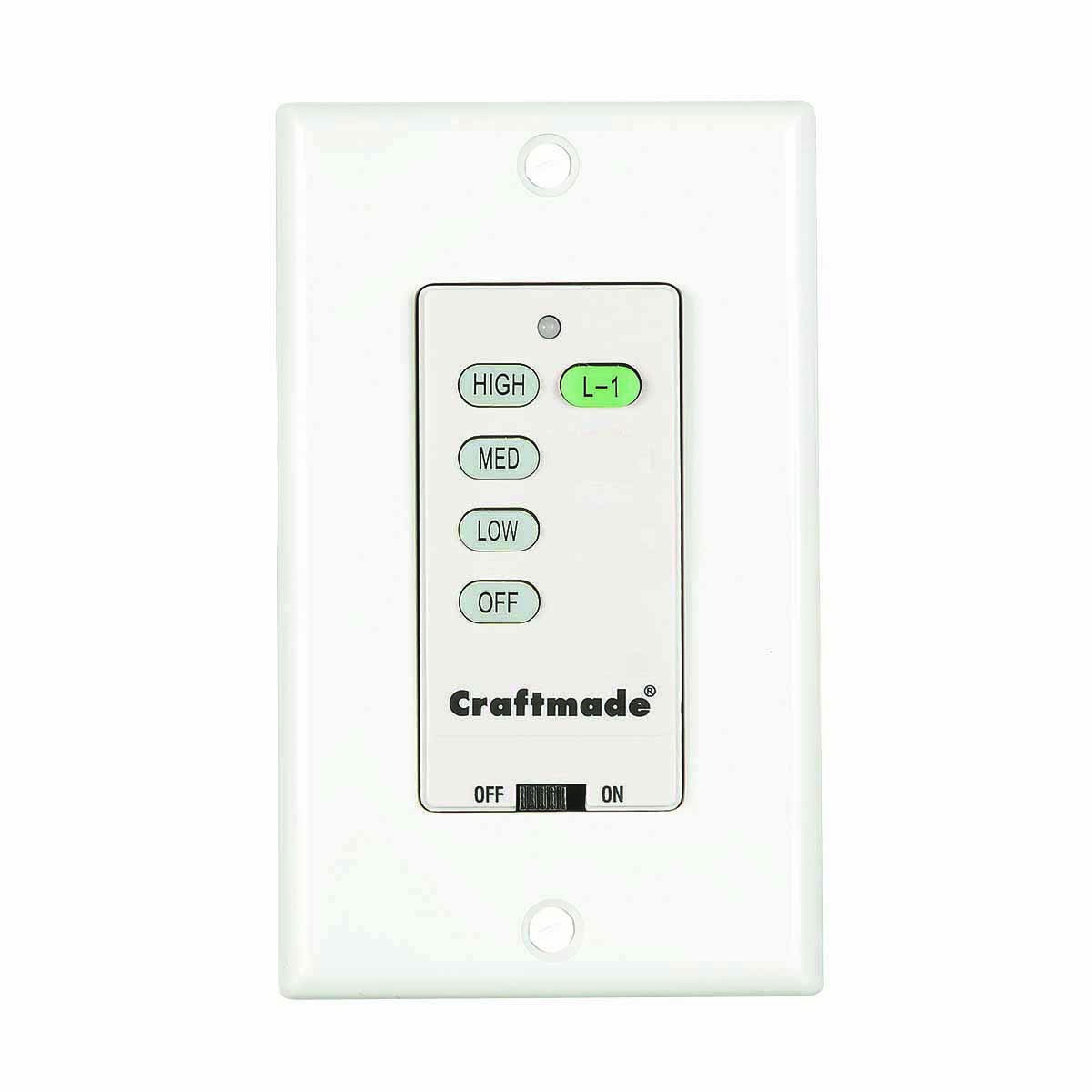 Universal Intelligent Controls Wall Control Only in White