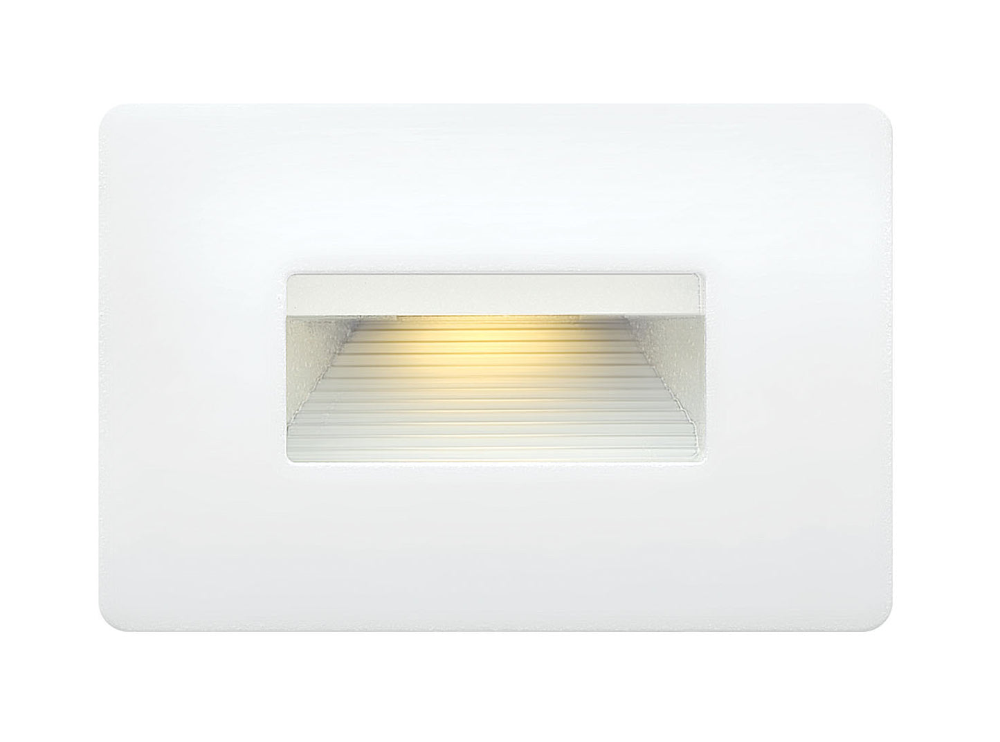 Luna LED Step Light in Satin White
