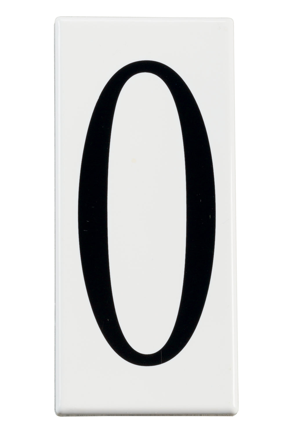 (4-Pack) Accessory Number 0 Panel in White Material (Not Painted)