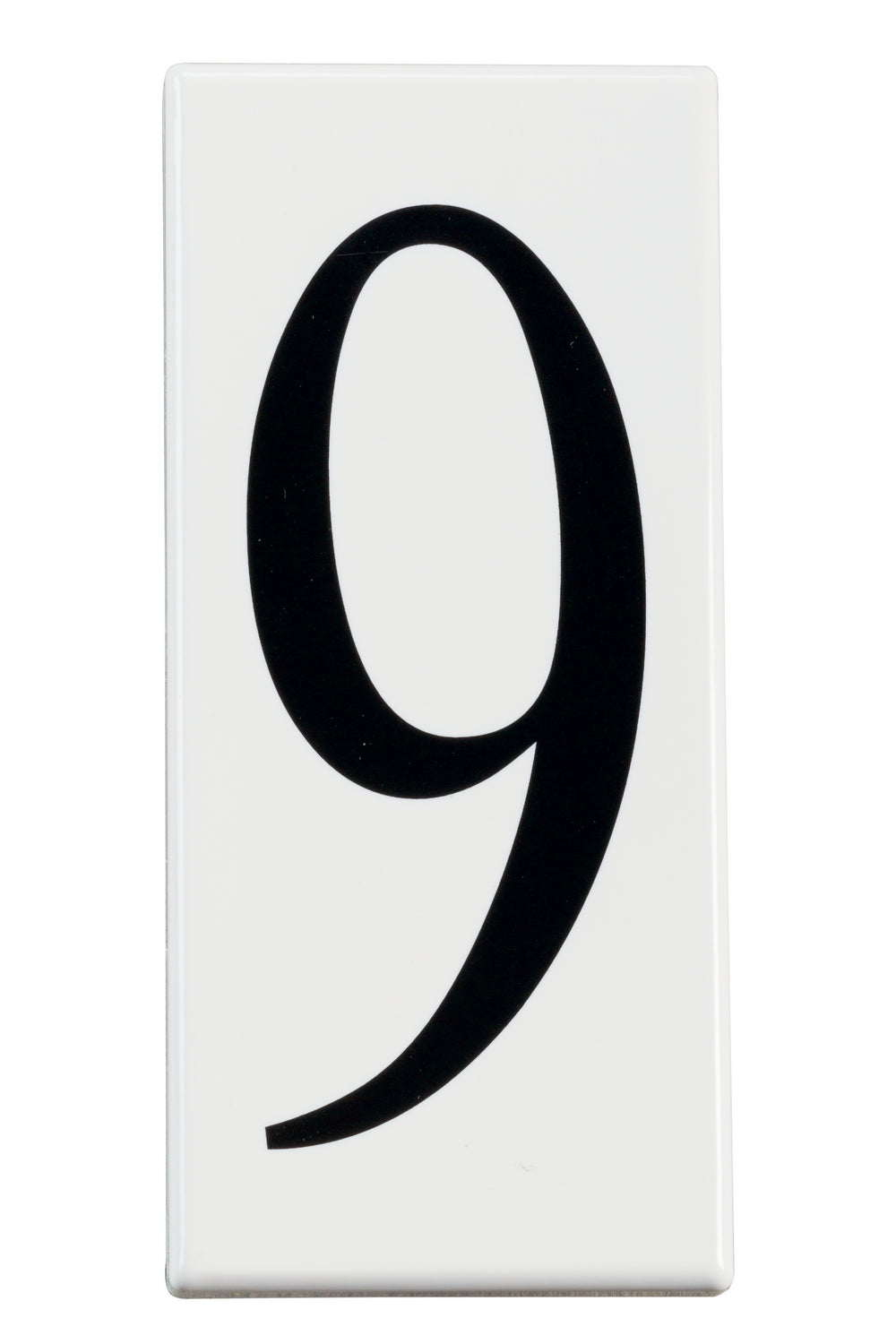 (4-Pack) Accessory Number 9 Panel in White Material (Not Painted)