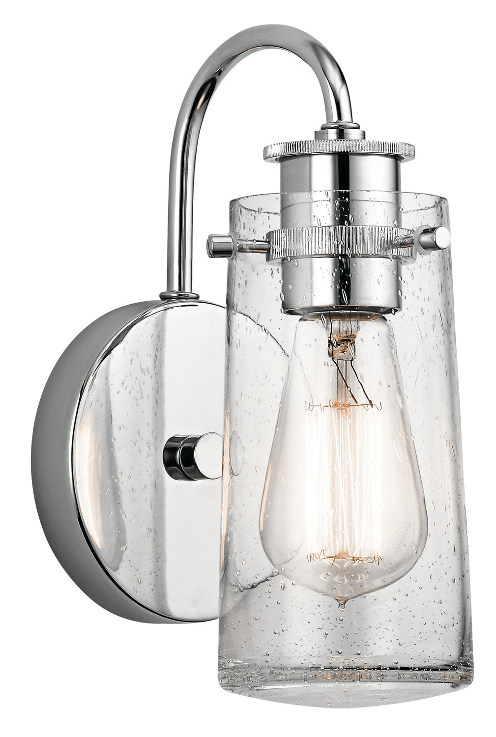 Braelyn One Light Wall Sconce in Chrome