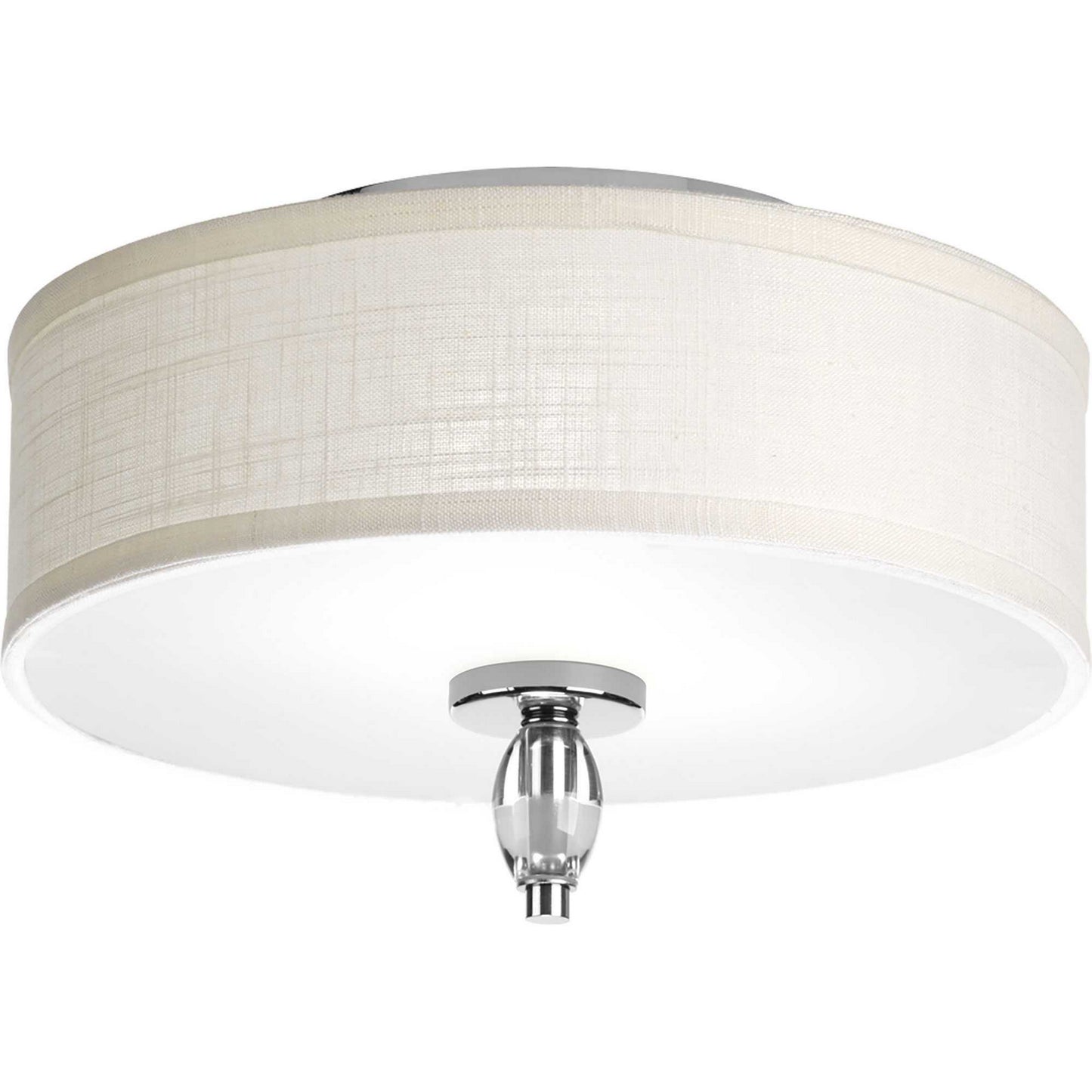Status Two Light Flush Mount in Polished Chrome
