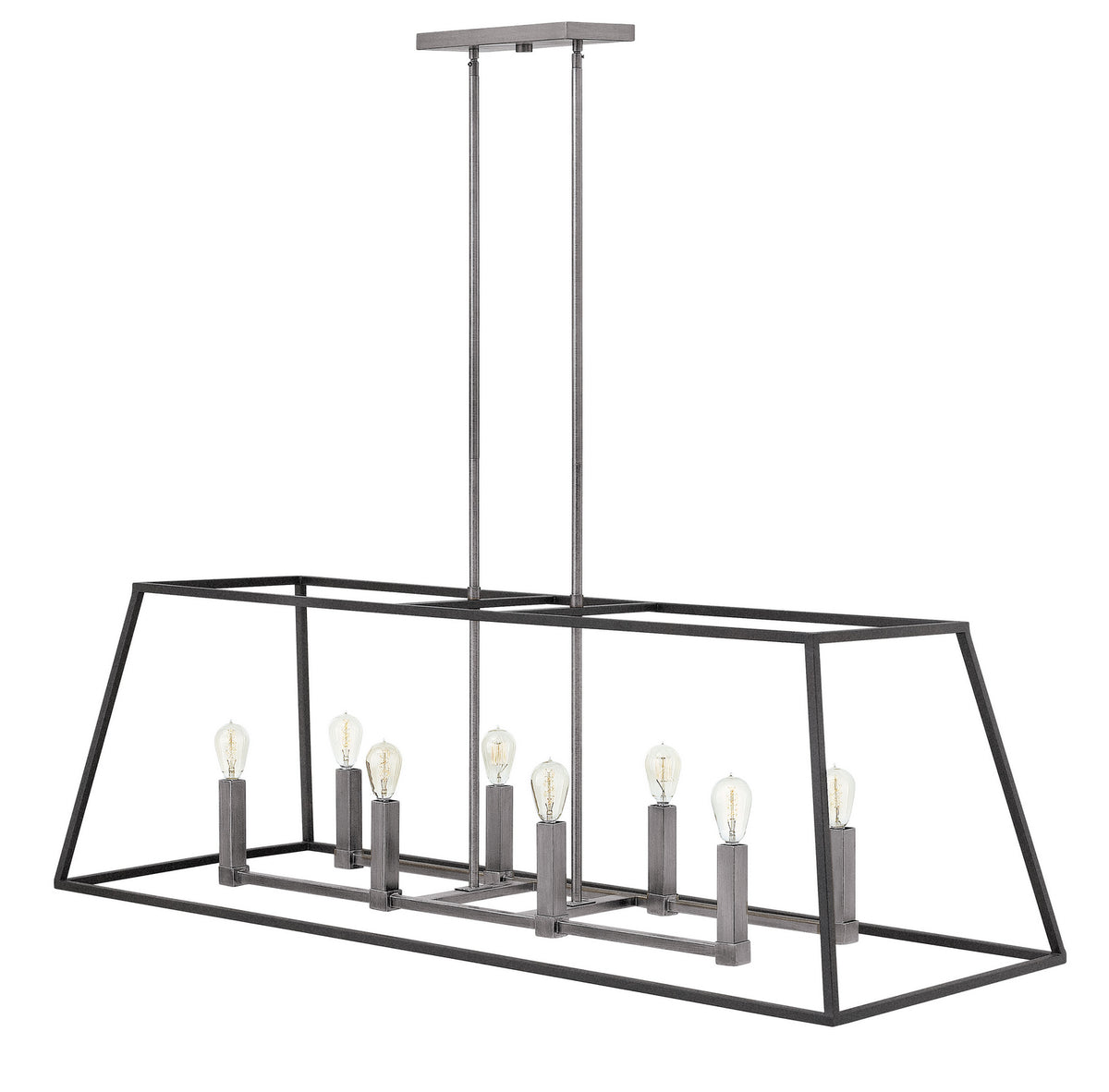 Fulton LED Pendant in Aged Zinc
