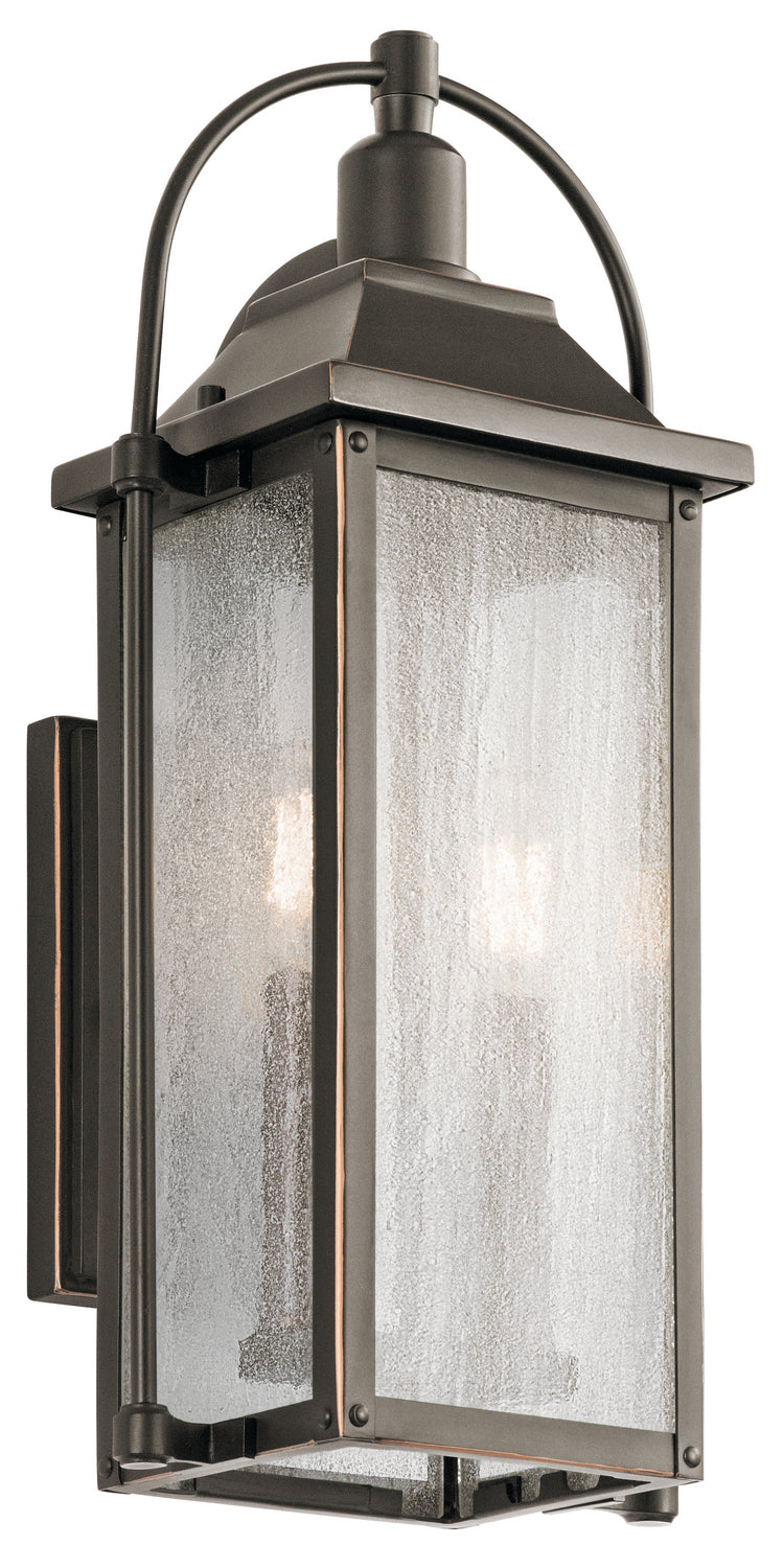 Harbor Row Two Light Outdoor Wall Mount in Olde Bronze