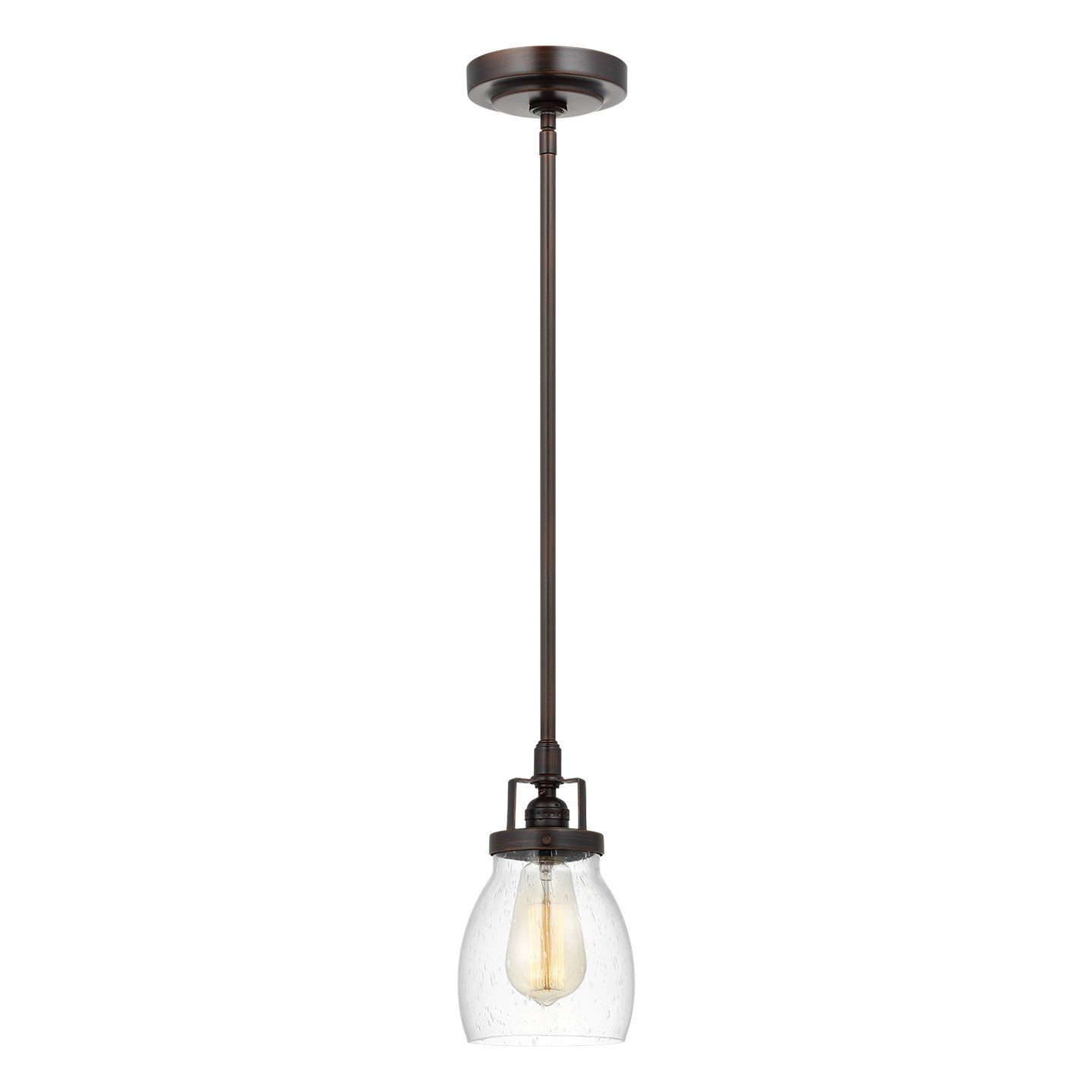 Belton One Light Mini-Pendant in Bronze