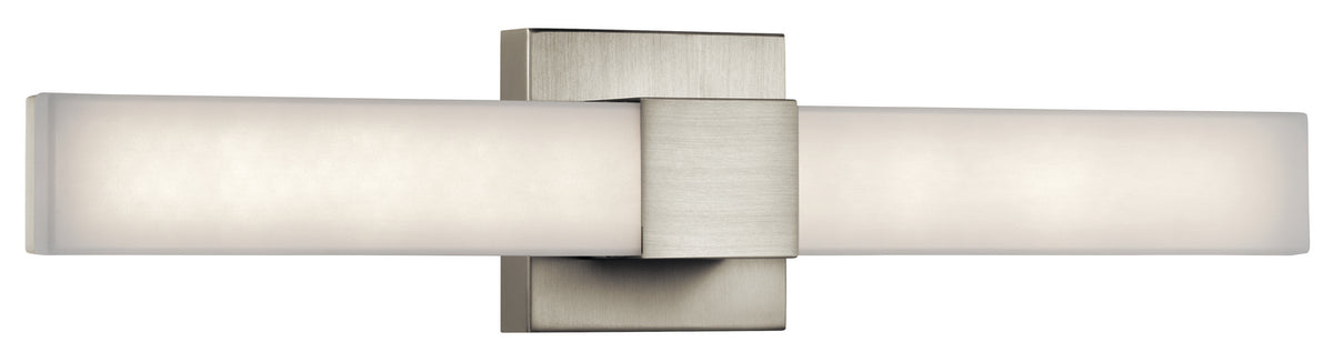 Neltev LED Linear Bath in Satin Nickel
