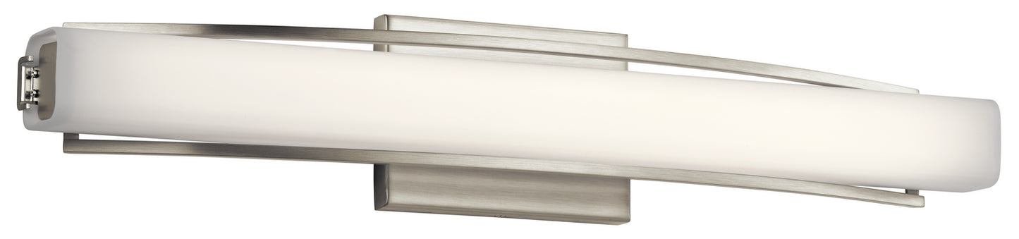 Rowan LED Linear Bath in Brushed Nickel