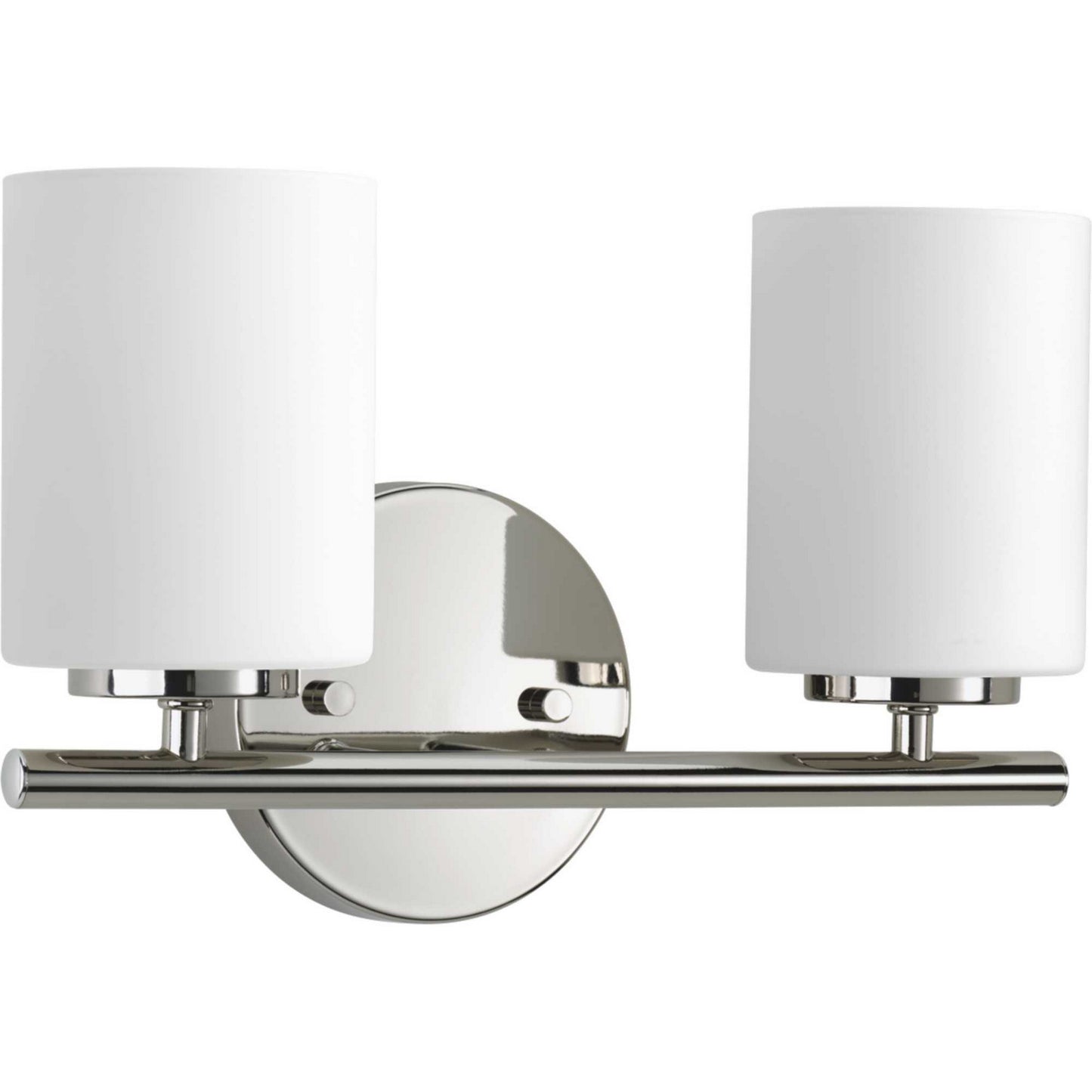 Replay Two Light Bath Bracket in Polished Nickel