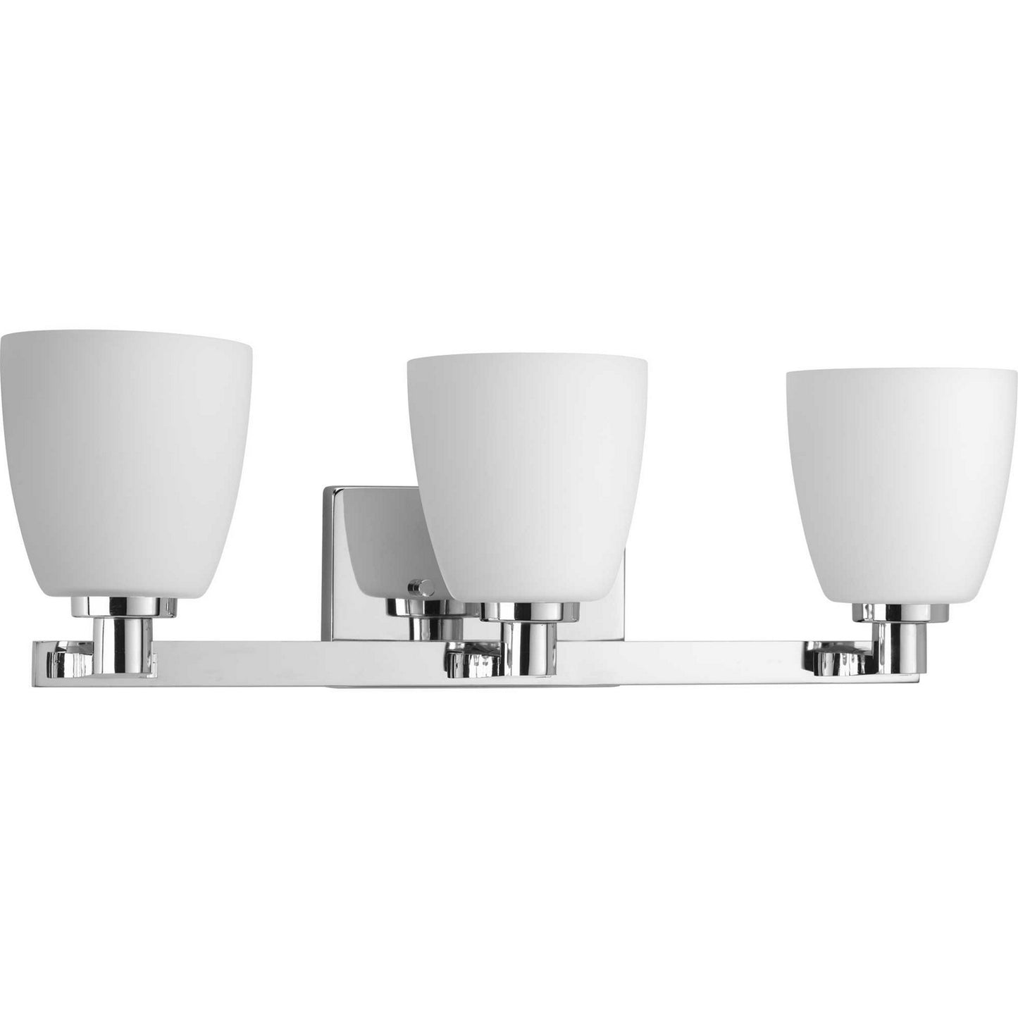 Fleet Three Light Bath Bracket in Polished Chrome