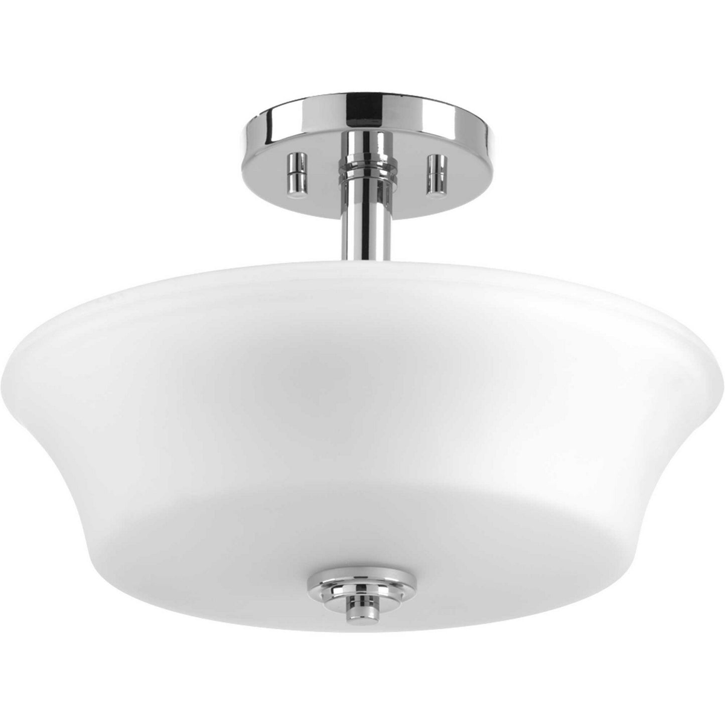Progress Lighting - P3644-15 - Two Light Semi-Flush Convertible - Cascadia - Polished Chrome