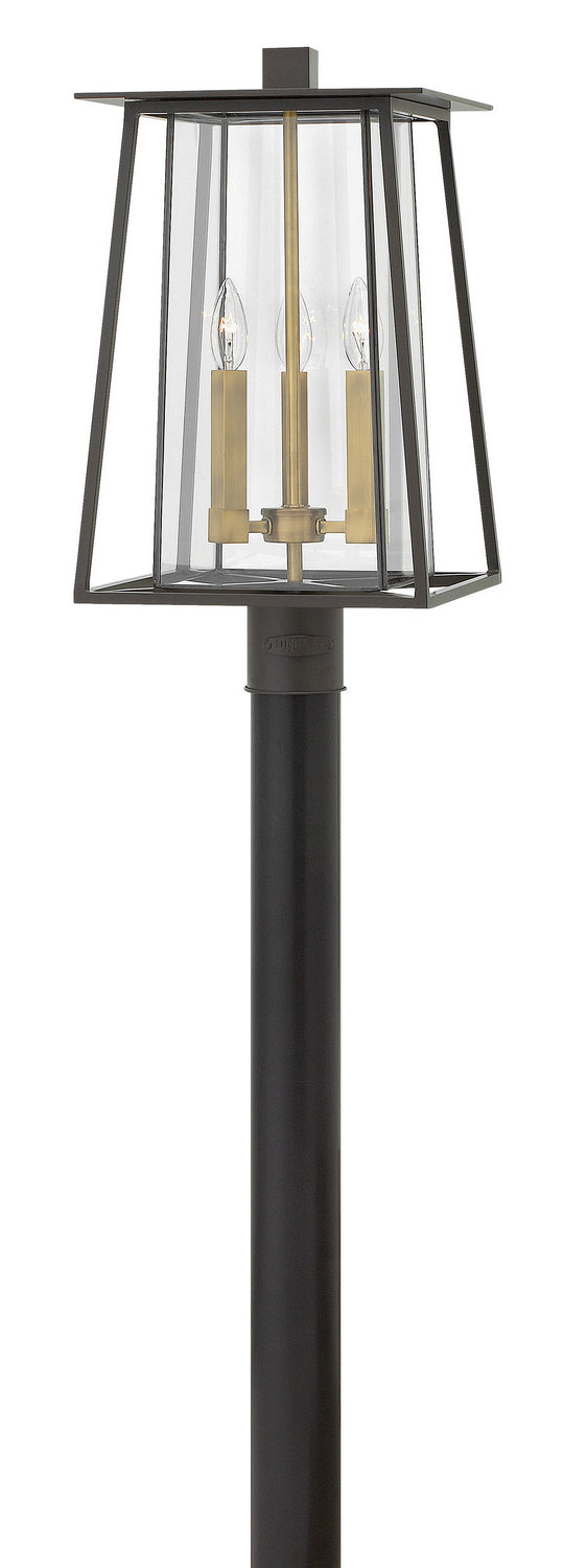 Walker LED Post Top or Pier Mount Lantern in Buckeye Bronze