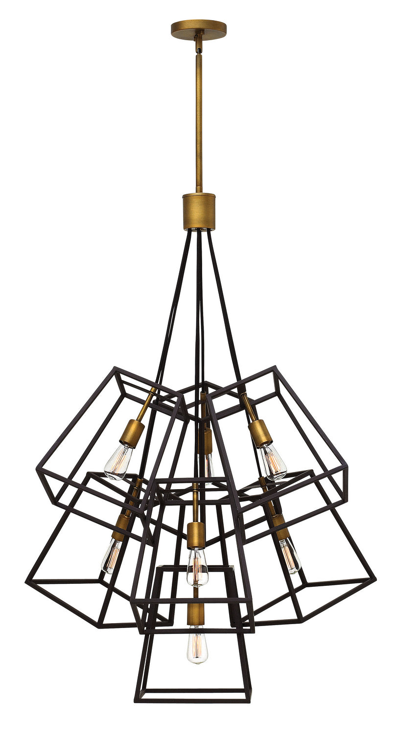 Fulton LED Chandelier in Bronze