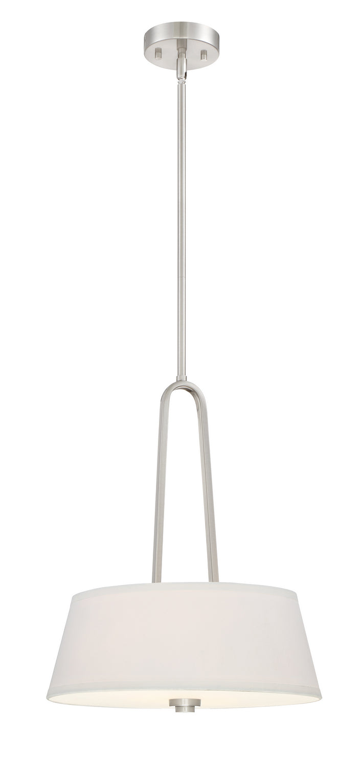 Studio Inverted Pendant in Satin Platinum