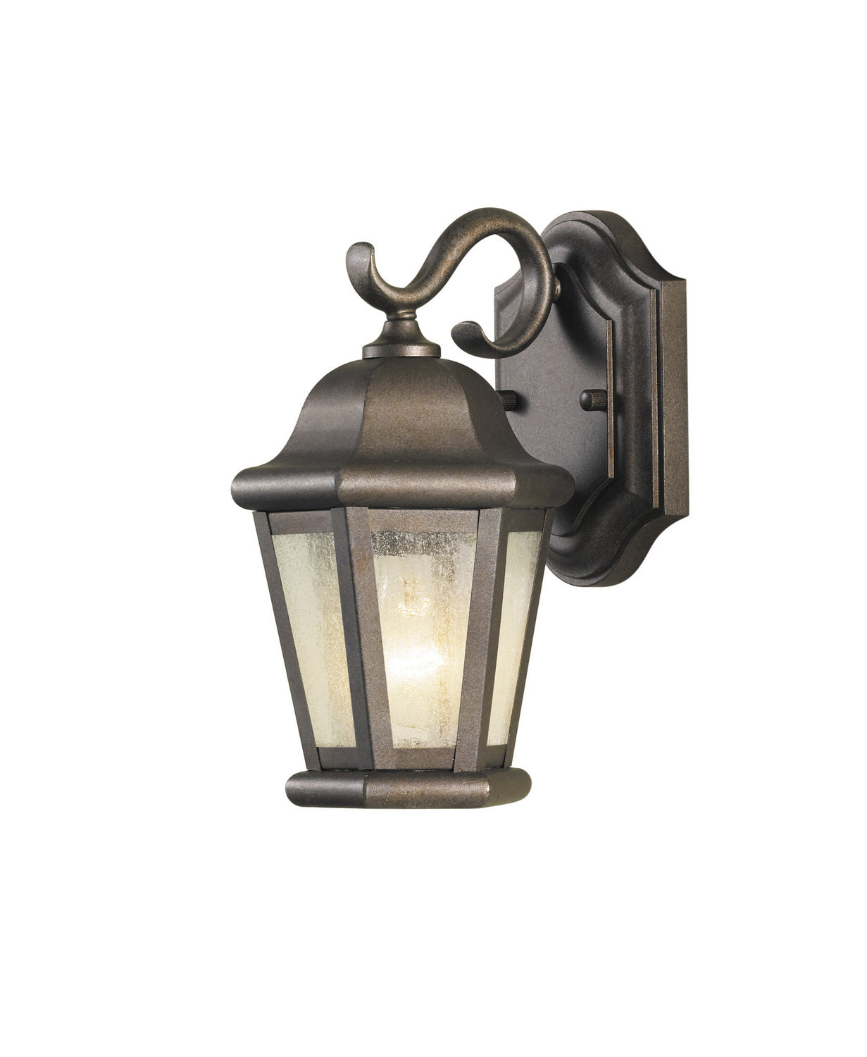 Martinsville One Light Outdoor Wall Lantern in Corinthian Bronze