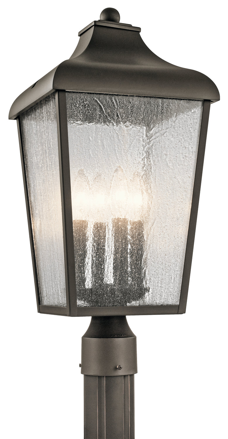 Forestdale Four Light Outdoor Post Mount in Olde Bronze