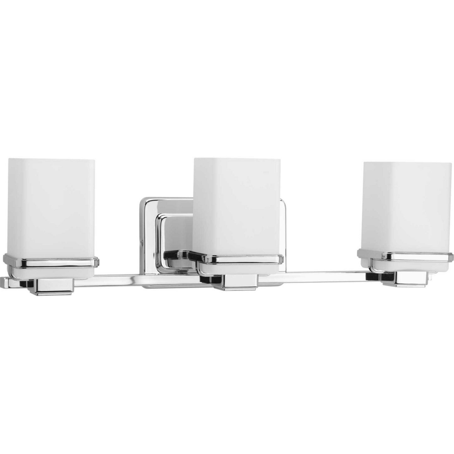 Metric Three Light Bath in Polished Chrome