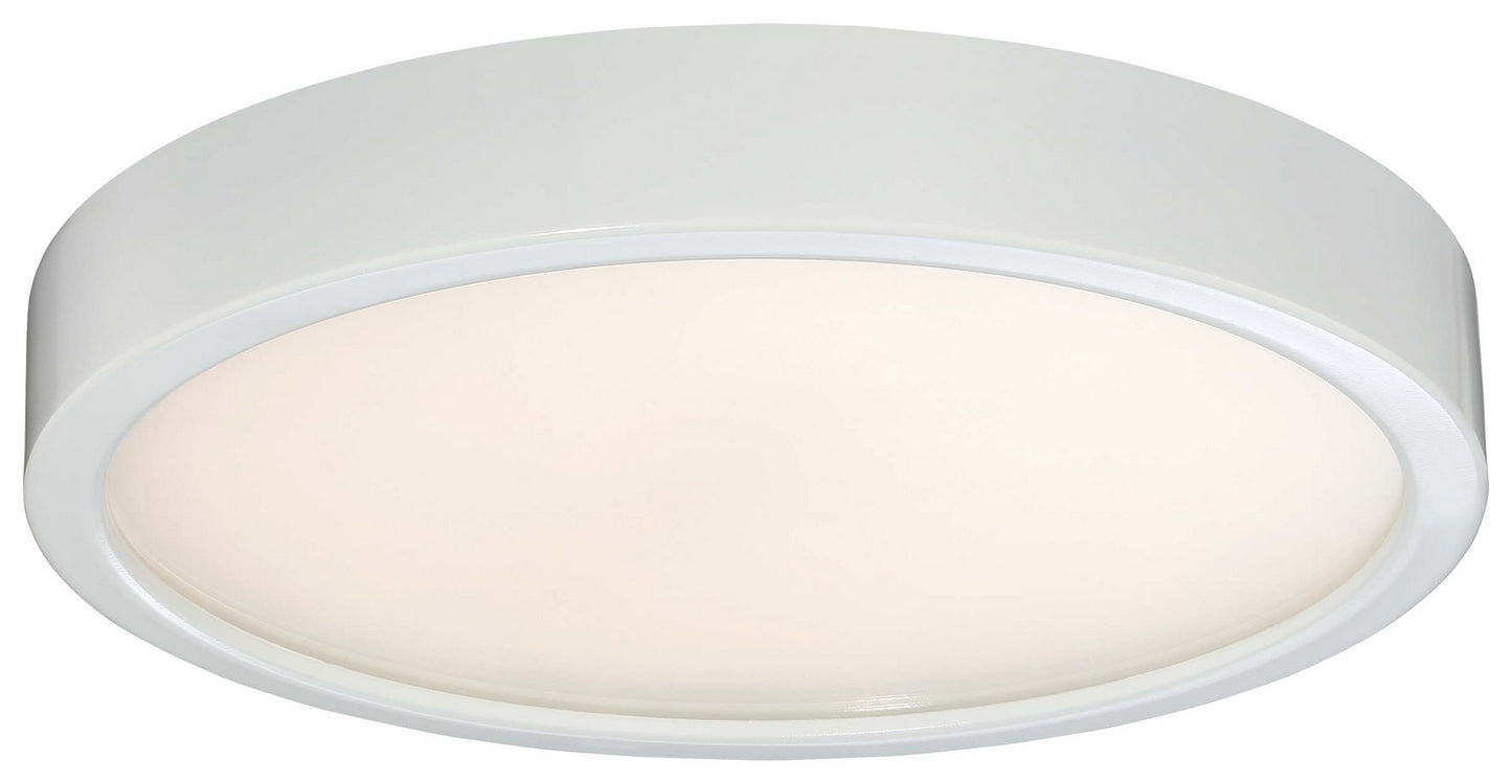 Flush Mount LED Puck Light in White
