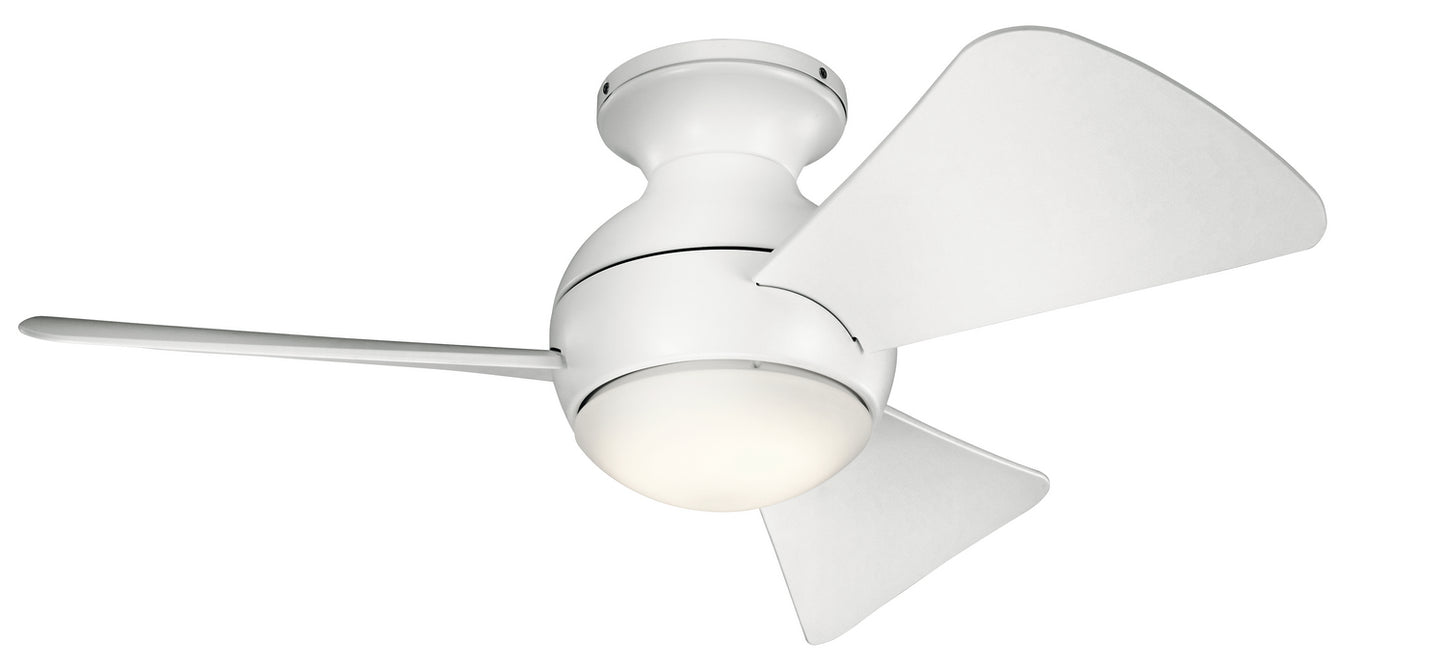 Sola 34"Ceiling Fan in Matte White