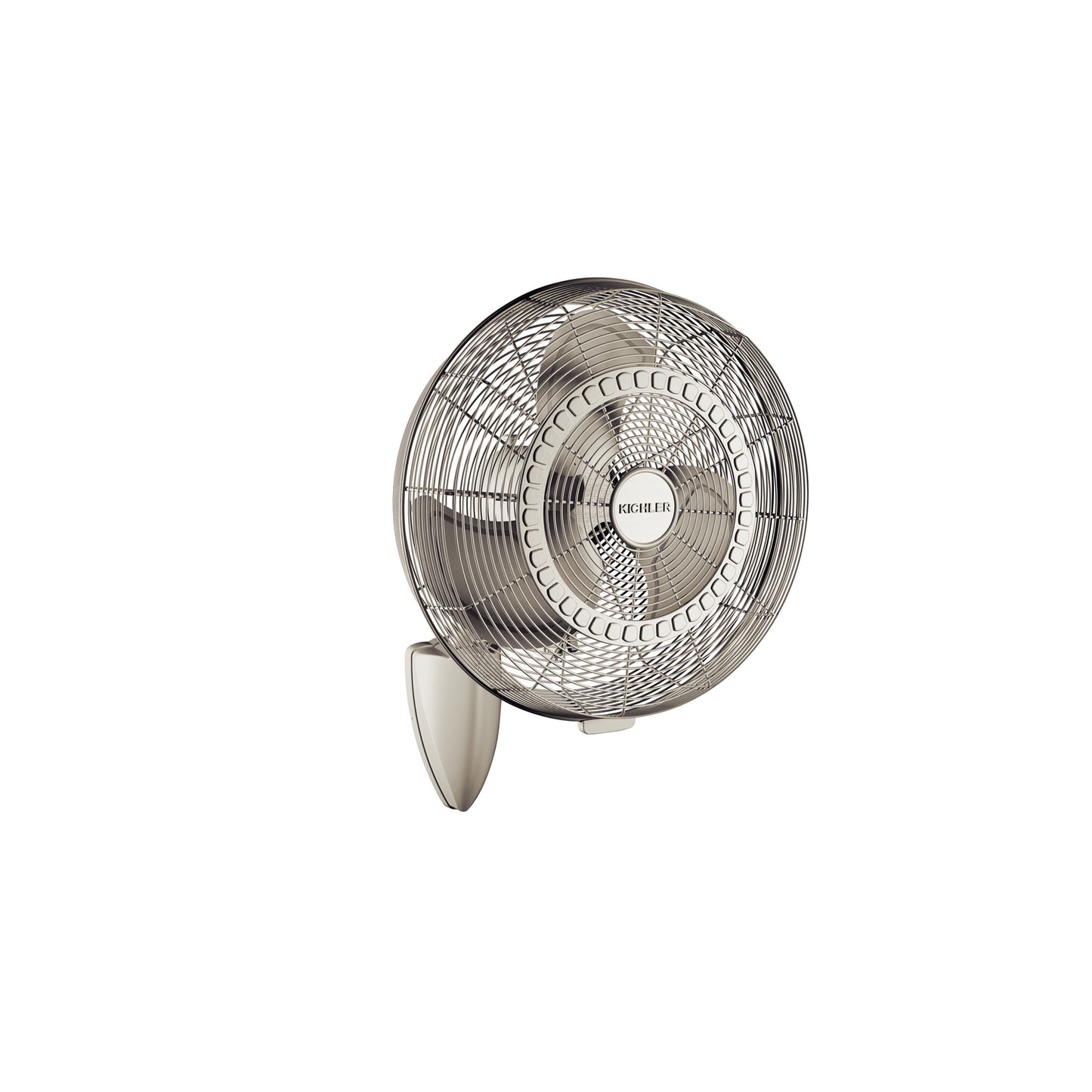 Pola 18"Wall Fan in Brushed Nickel